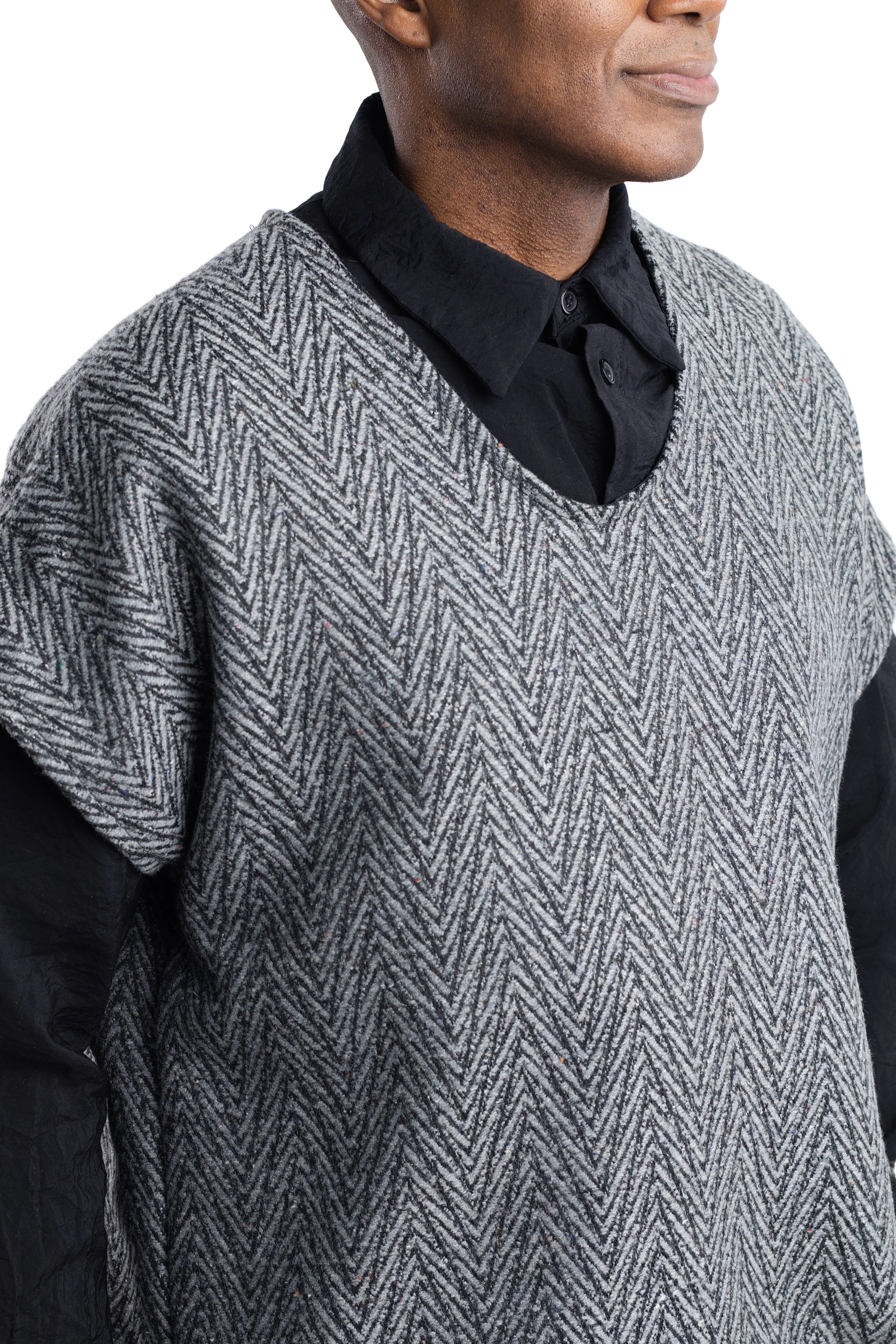 Grey Wool Top