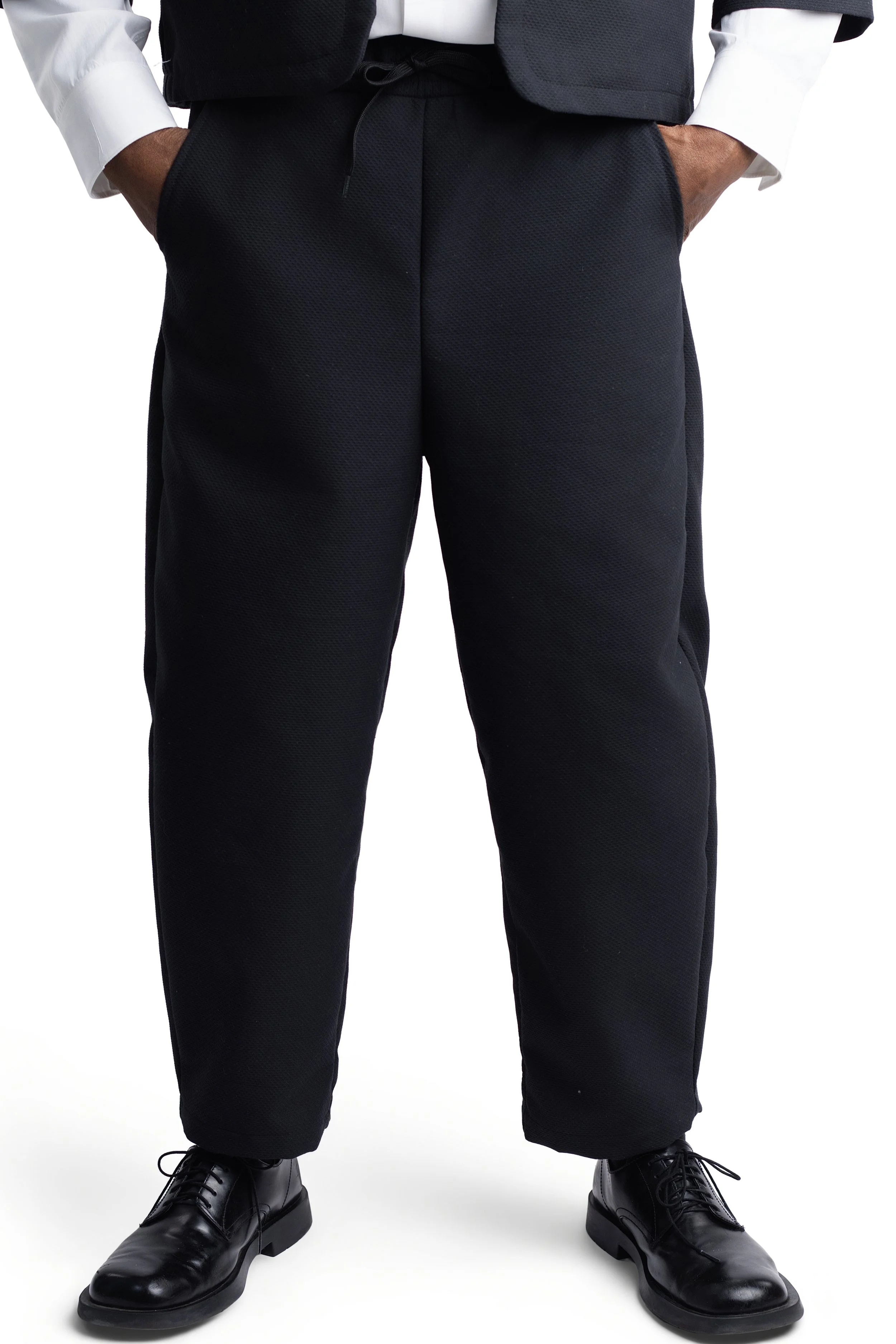 Black Cotton Pants