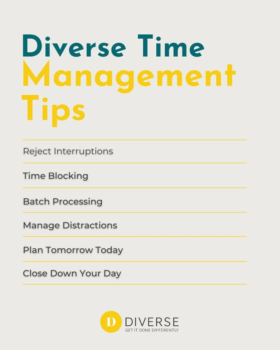Our team recently ran a time management workshop internally.

Because delivering monthly reports within 10 days doesn&rsquo;t happen by accident. It happens by design.

Here&rsquo;s what we covered:

✔ Reject Interruptions
We&rsquo;re interrupted eve