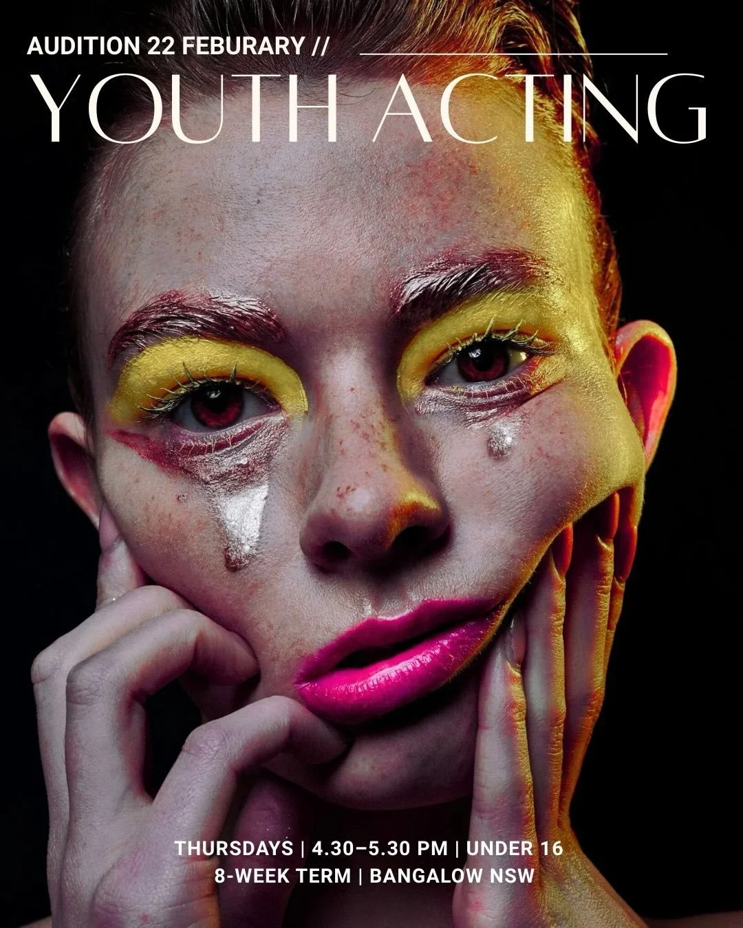 🎬✨ CALLING ALL YOUNG ACTORS! ✨🎬 Auditions are happening 22 Feb &mdash; and we want you in the room! 

Our Youth Acting Program is here! 
Thursdays | 4:30&ndash;5:30 pm For teens 16 and under 8‑week term starting 5 March 

If you love performing, cr