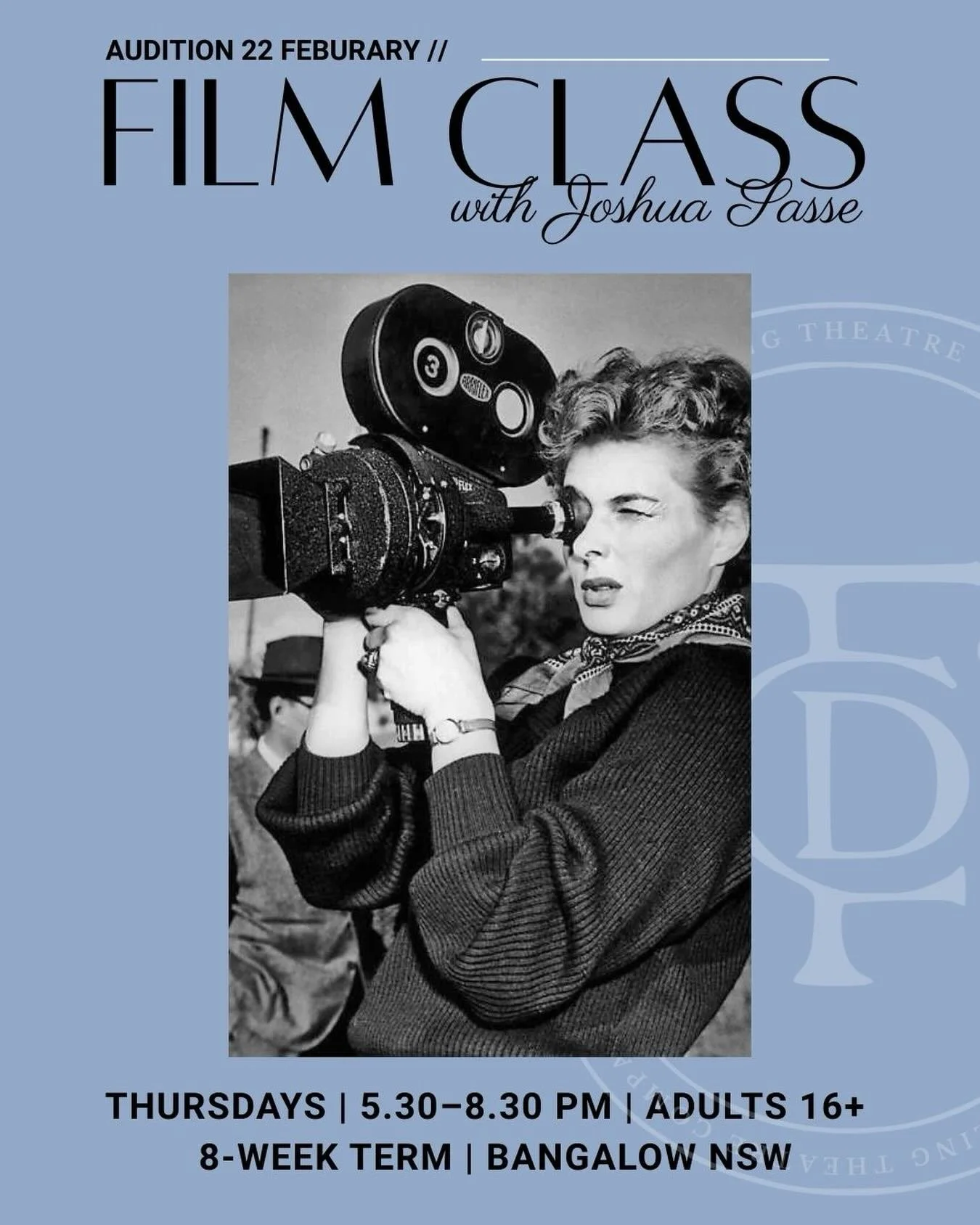 🎬 FILM CLASS AUDITIONS &ndash; THIS SUNDAY! 🎬  🗓 Sunday 22nd Feb | ⏰ 11 am&ndash;2 pm ⚠️ Only a few spots left |  Link in bio for your audition slot!

Our 8-Week Film Acting Term is designed for adult actors (16+) who want practical, on-set-inspir