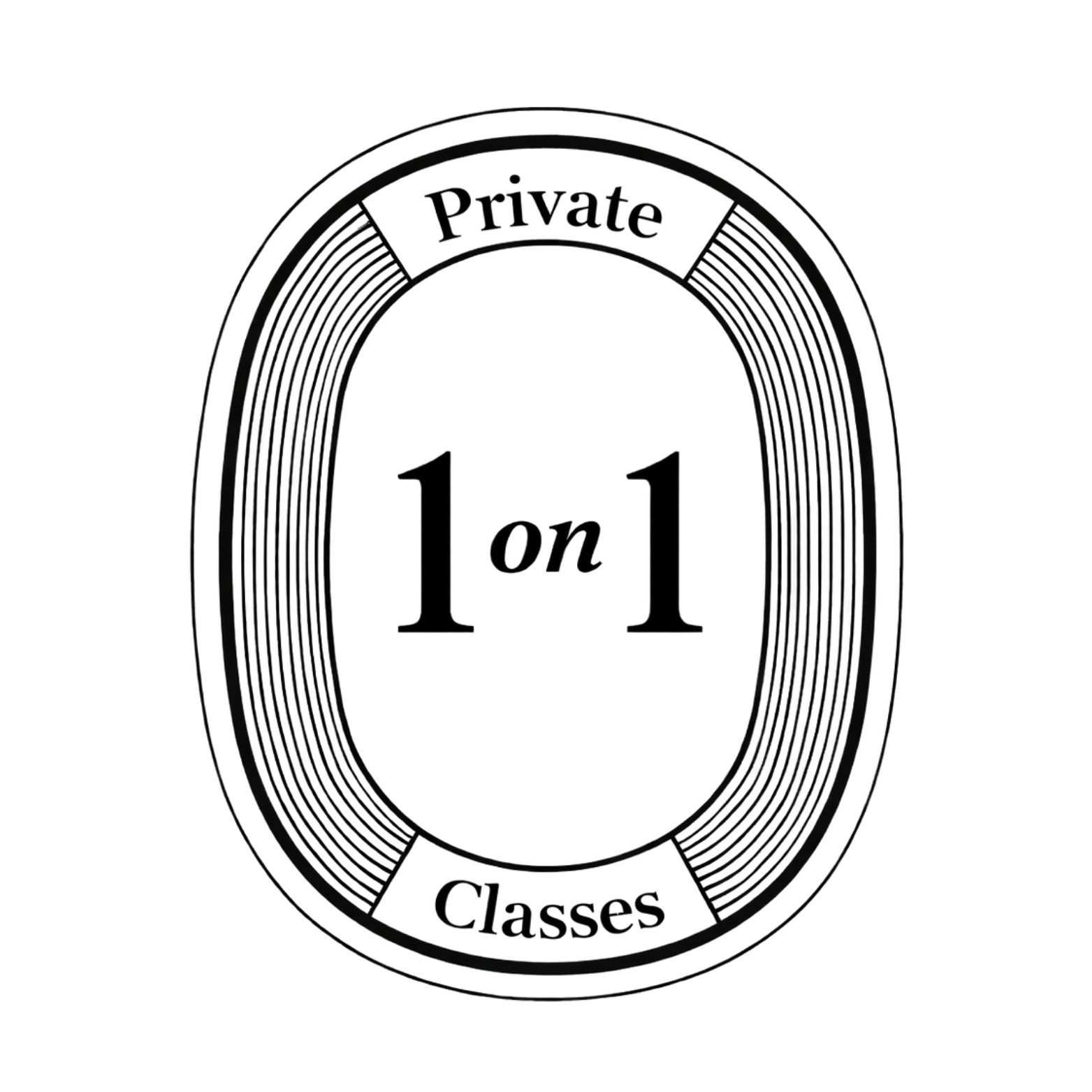 Close-up of a circular design with the word 'Classic' at the top, '1 oz' in the center, and decorative elements, all in black on a dark background.