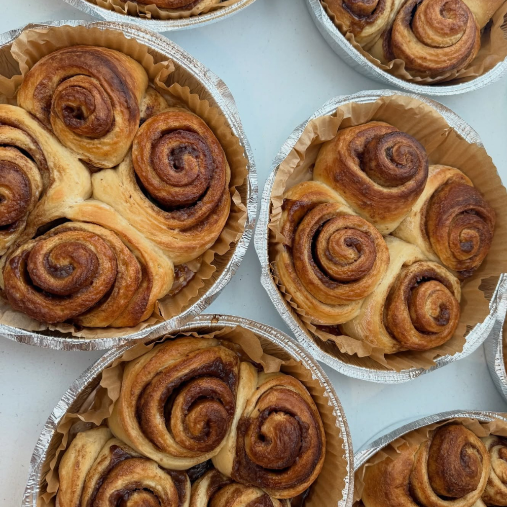 Organic Sourdough Cinnamon Rolls (4-pack)