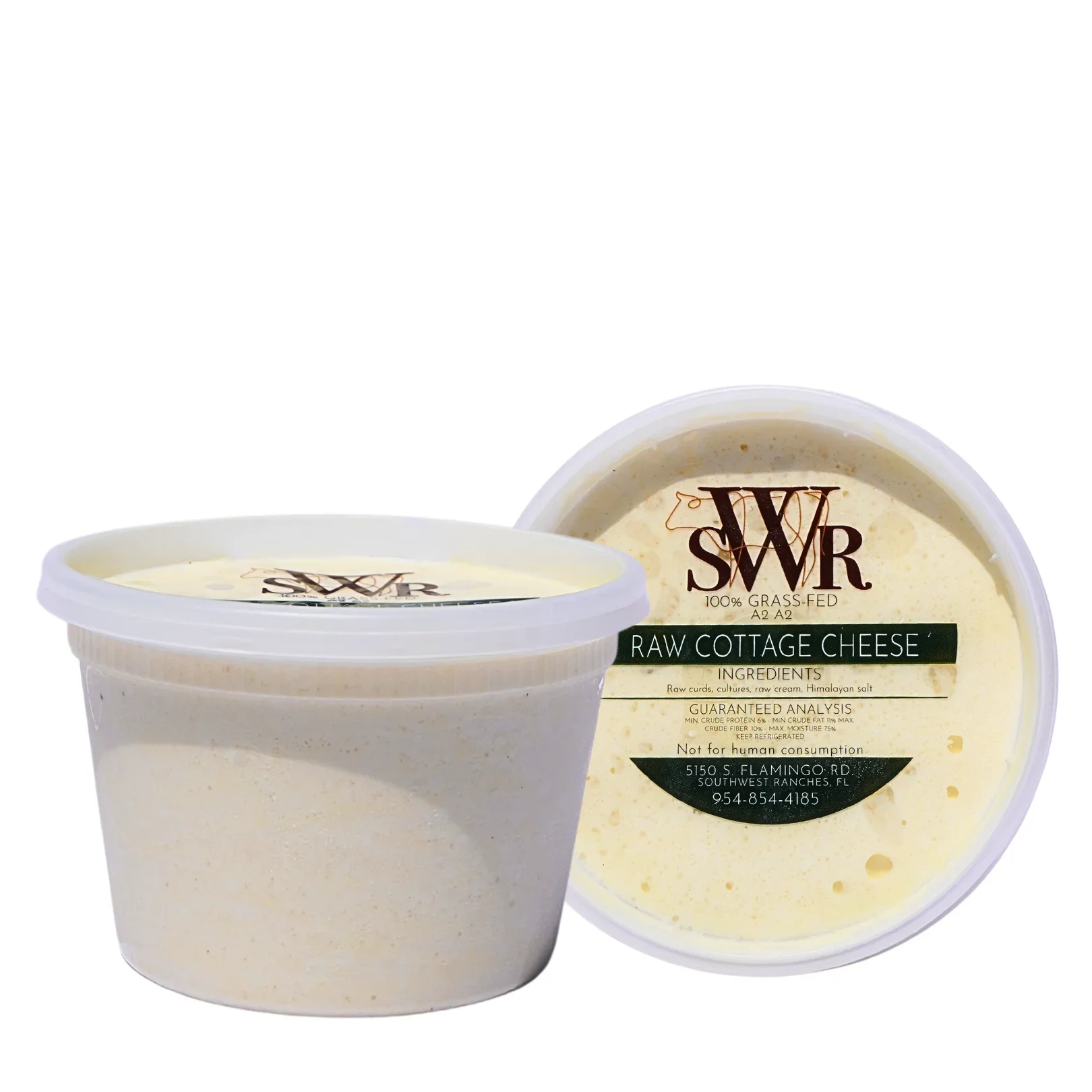 Raw Cottage Cheese A2 (SWR) - 16 oz.