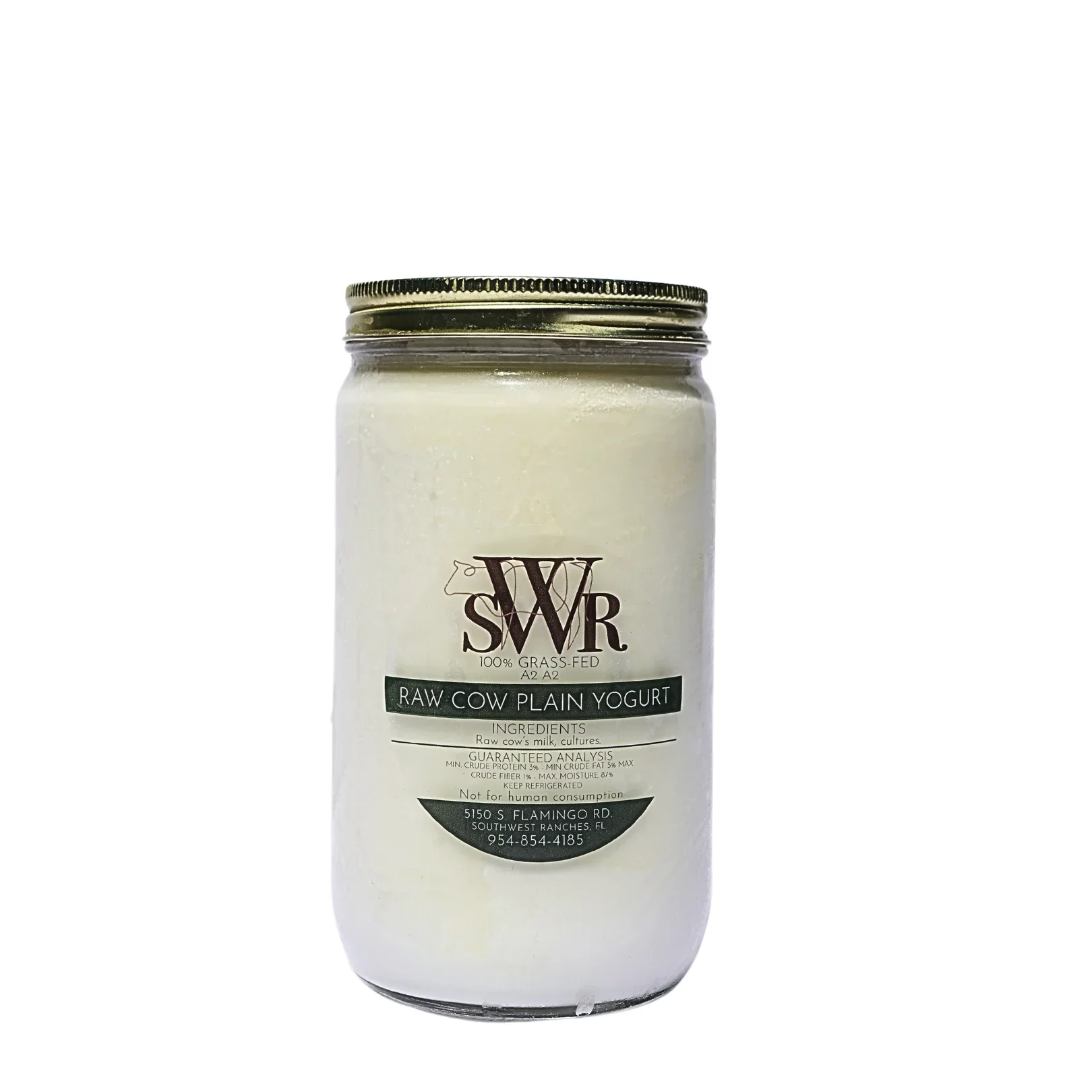 Raw Yogurt - A2 (SWR) - 32 oz.