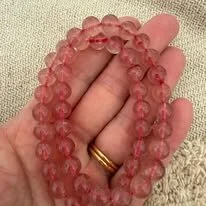 Strawberry Quartz Beaded Bracelets