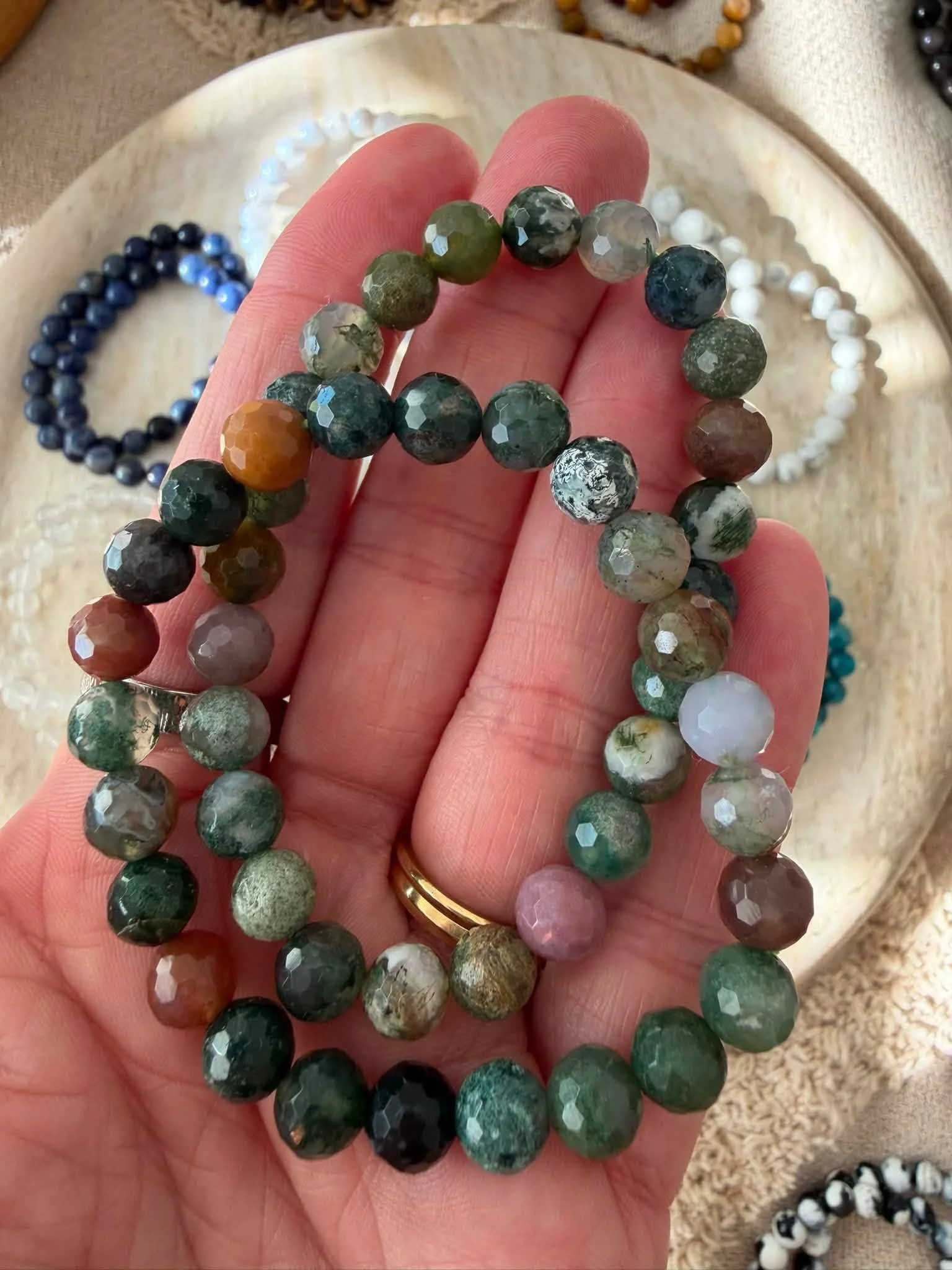 Mookaite Faceted Bracelets