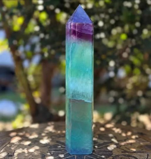 Rainbow Fluorite Tower