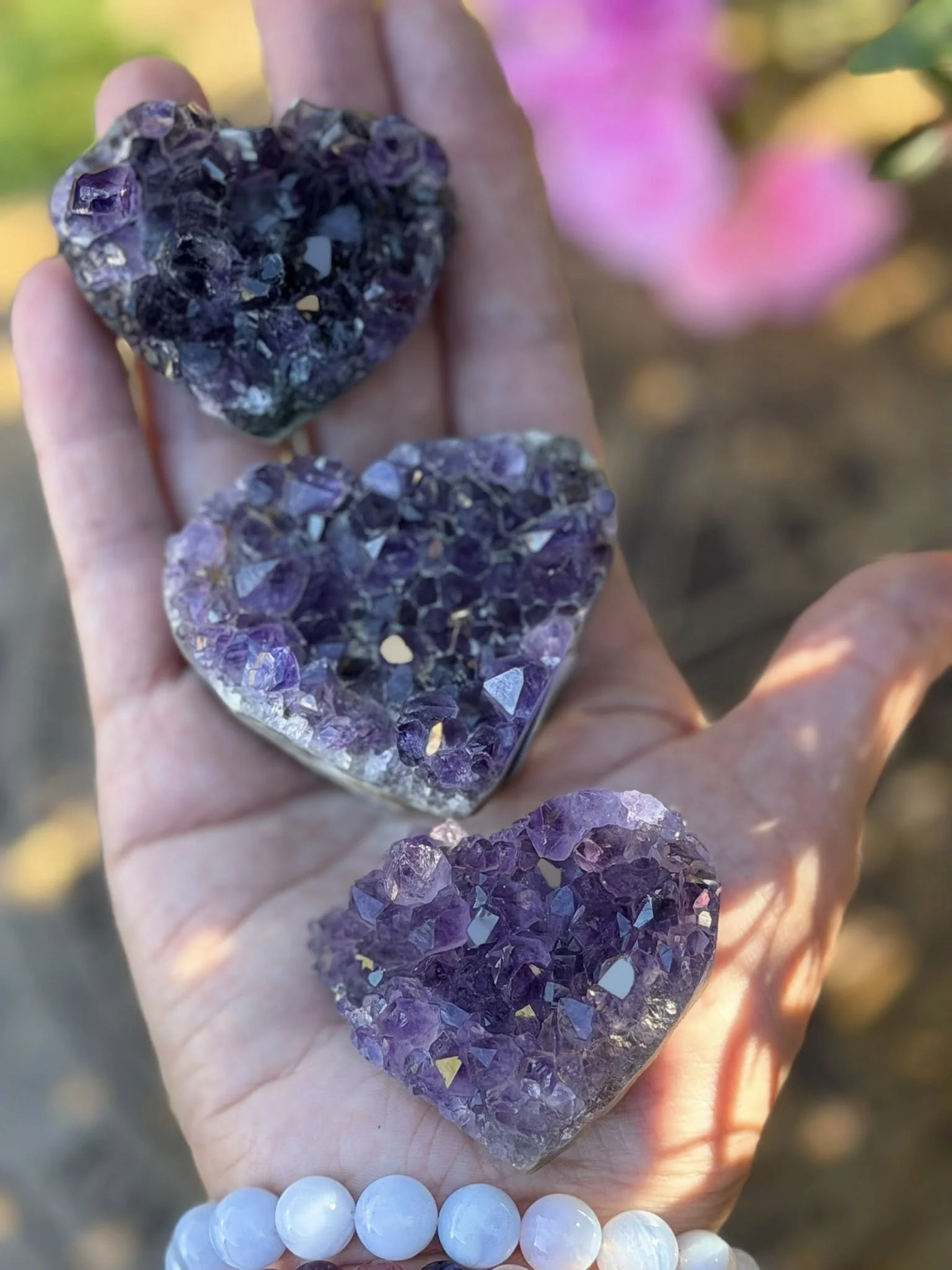 Amethyst Hearts
