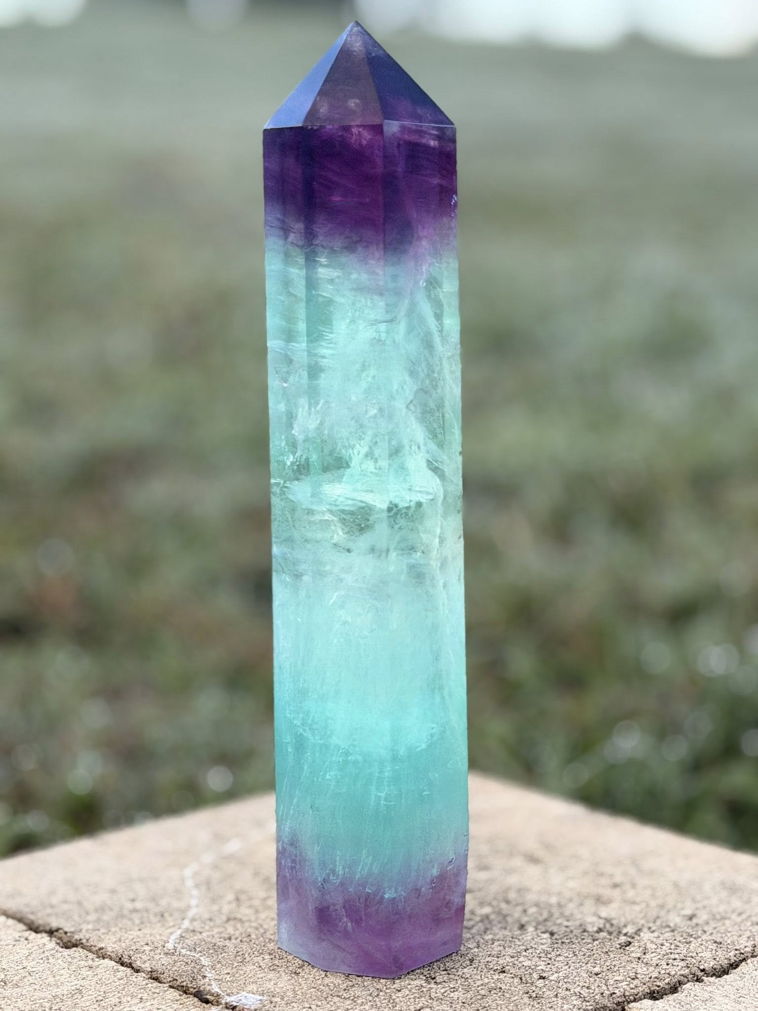 Rainbow Fluorite Tower