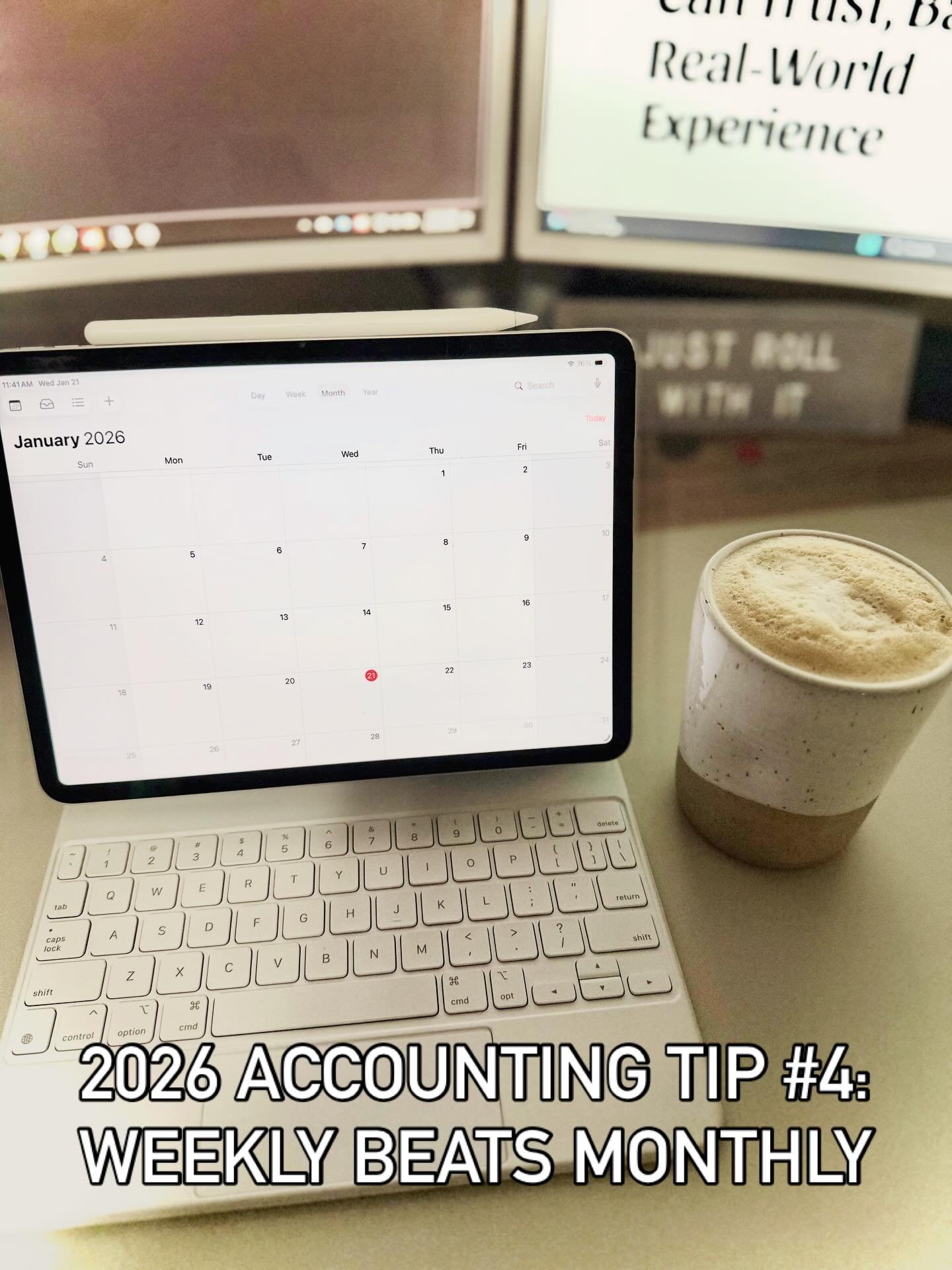 2026 Accounting Tip #4

Ten minutes a week beats one stressful month-end scramble.

Small, consistent check-ins keep problems small.

~ Heather Beach

#SmallBusinessAccounting #BookkeepingTips #CleanBooks #BusinessOwner