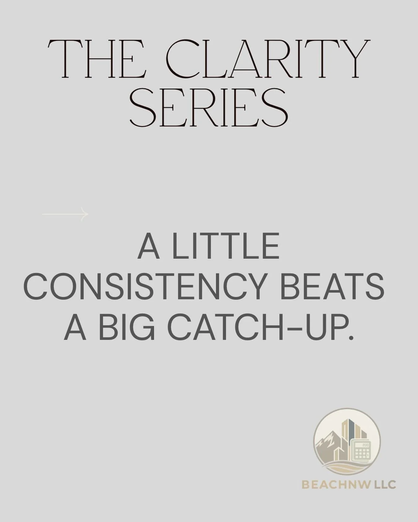 Here&rsquo;s a gentle reminder for today. 
The simplest solution is usually the most sustainable.
Come back to this when you need a reset.
#theclarityseries #businessclarity #quiettips