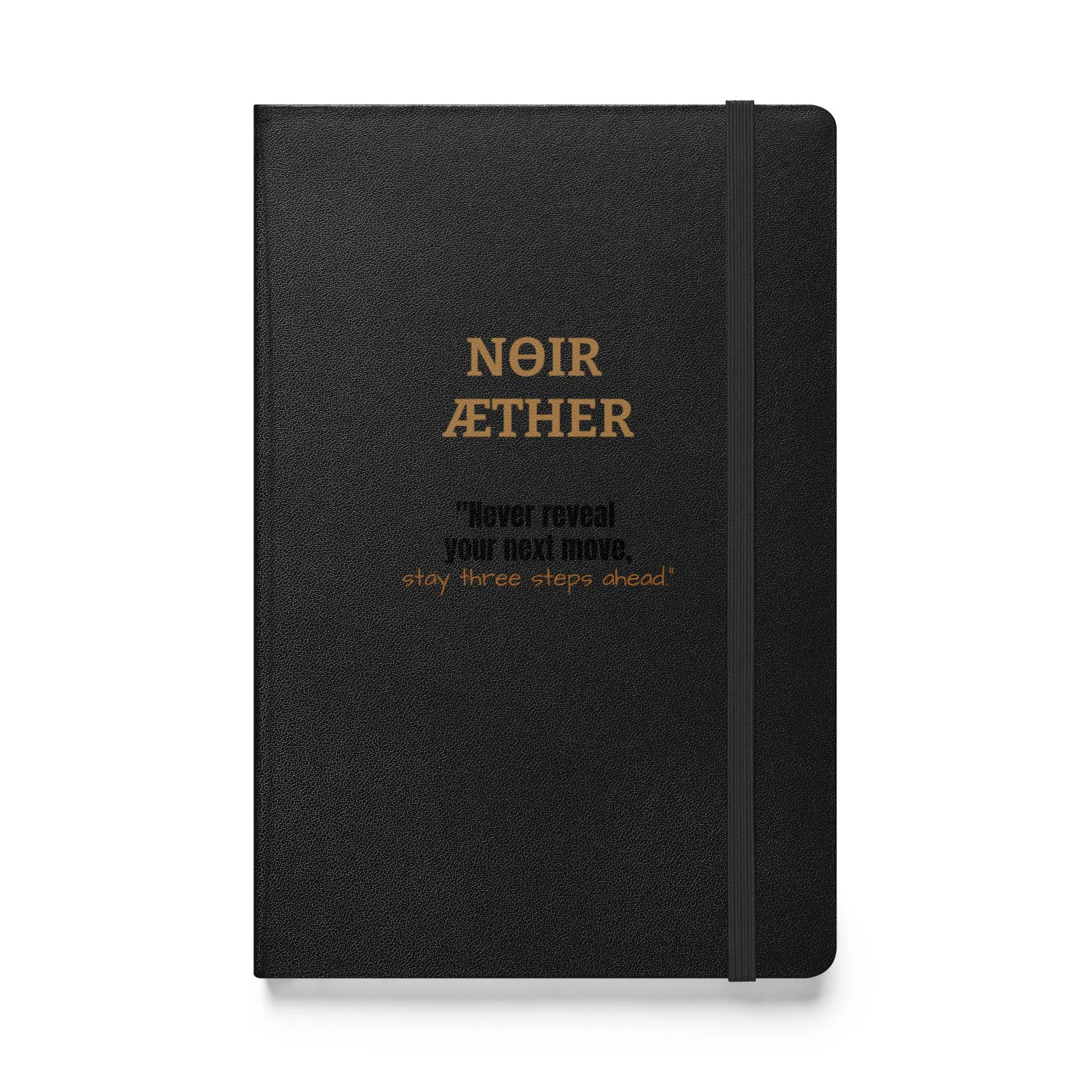 Hardcover bound notebook