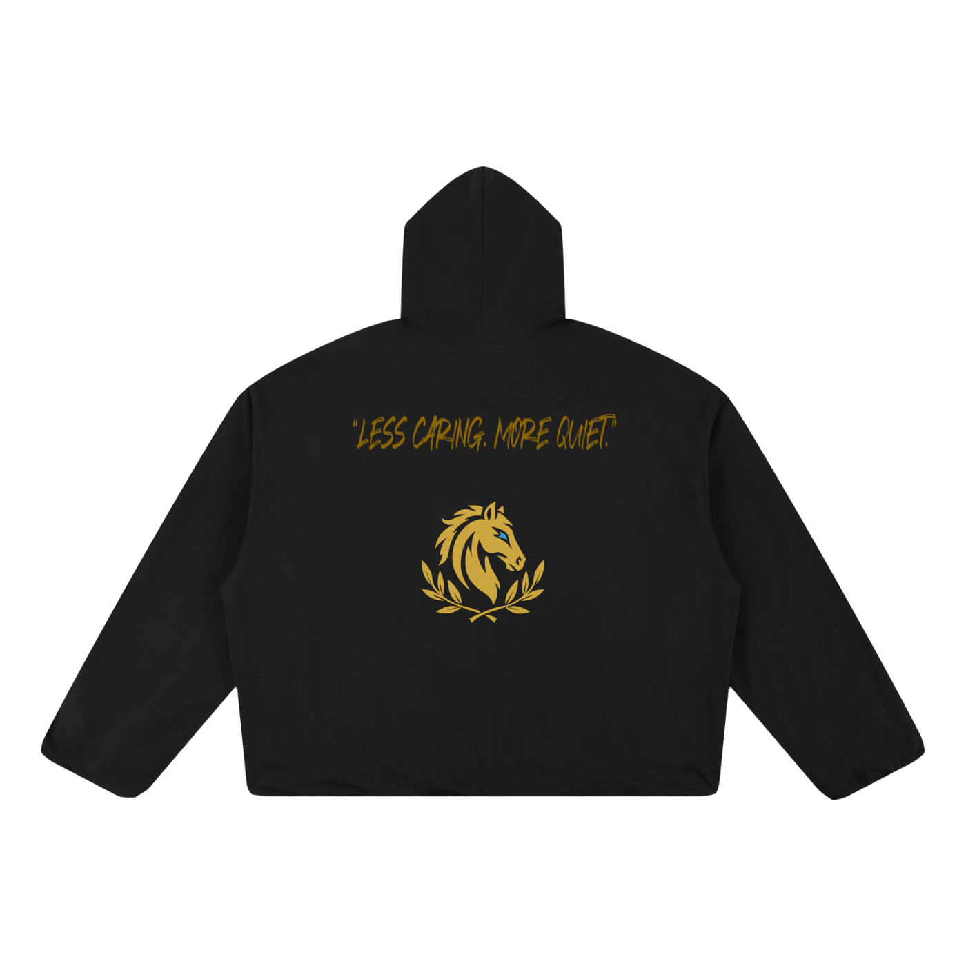 Boxy Gather-Hem Hoodie