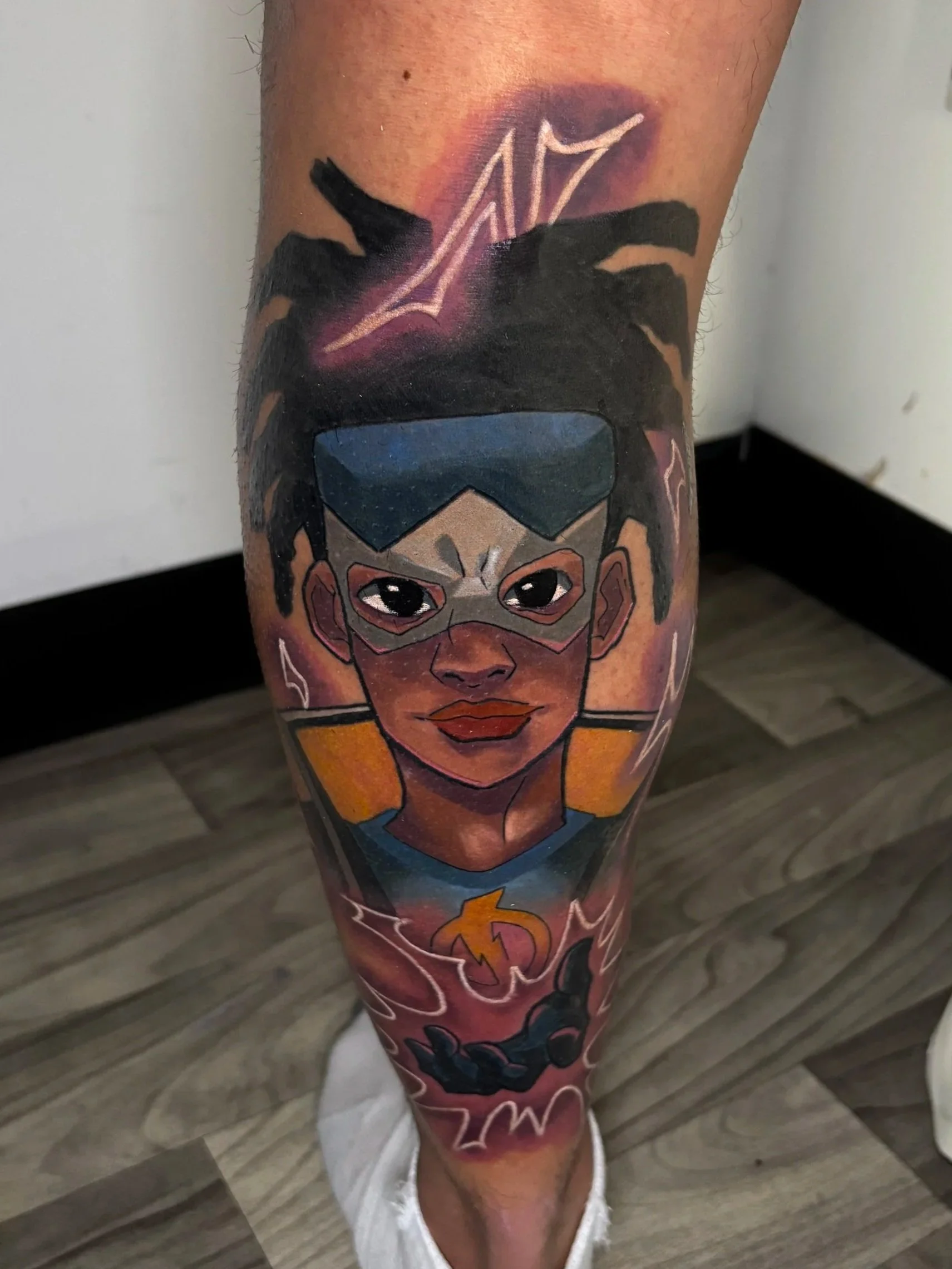 Static Shock tattoo, DC Comics