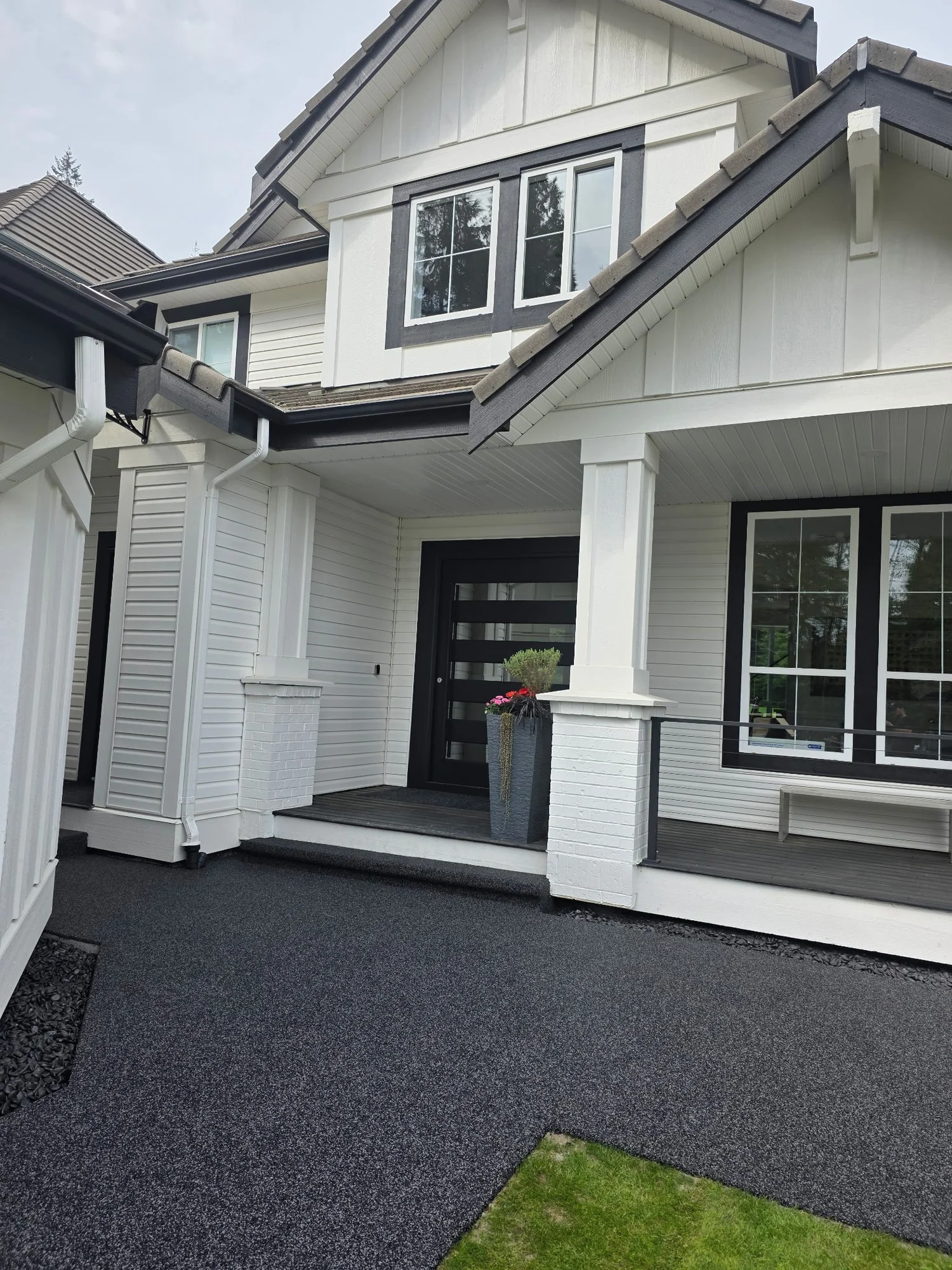 Professionally installed rubber walkway surfacing by Safe Step Surfacing