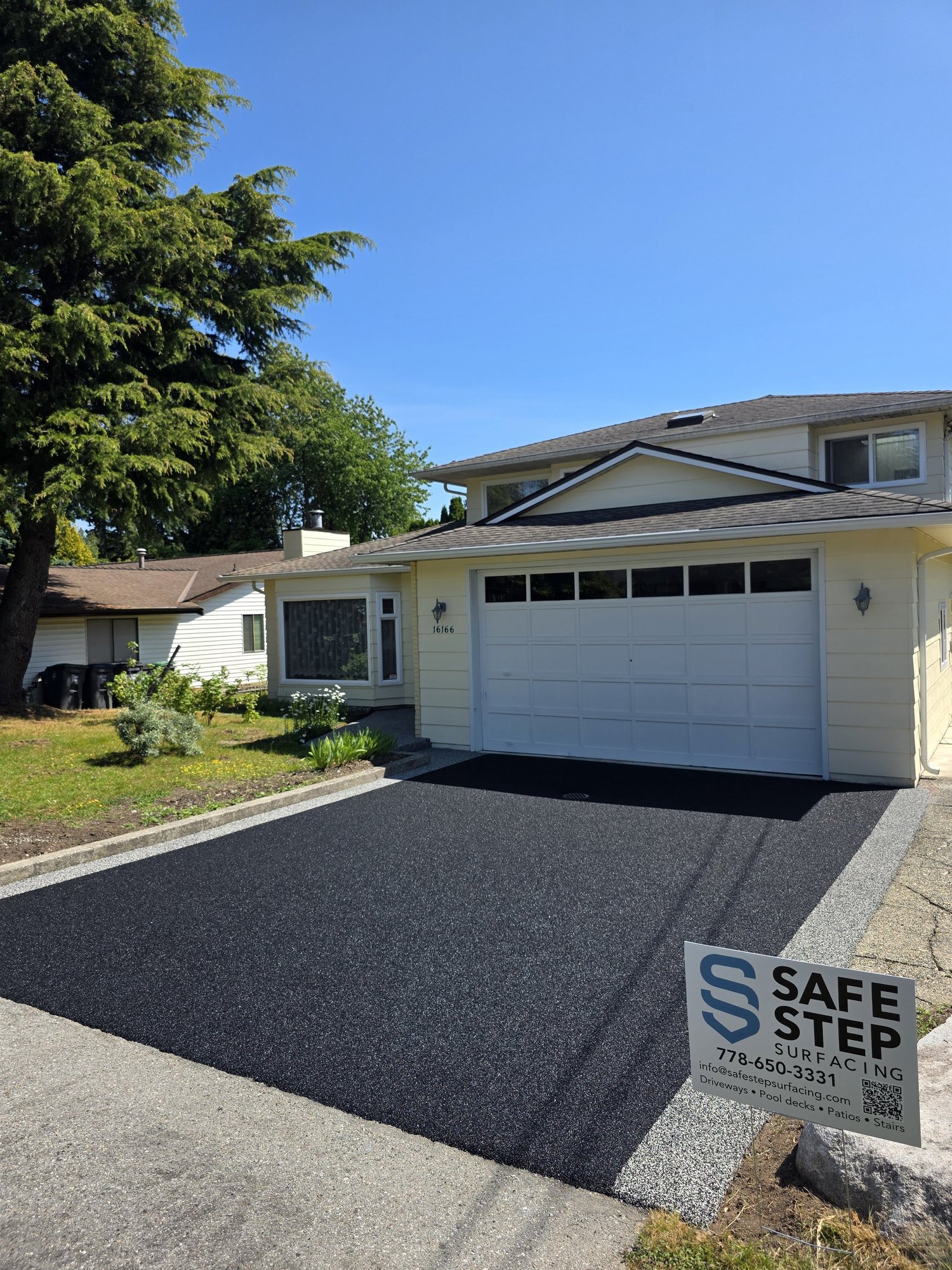 Safe Step Surfacing driveway project