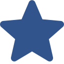 A blue five-pointed star