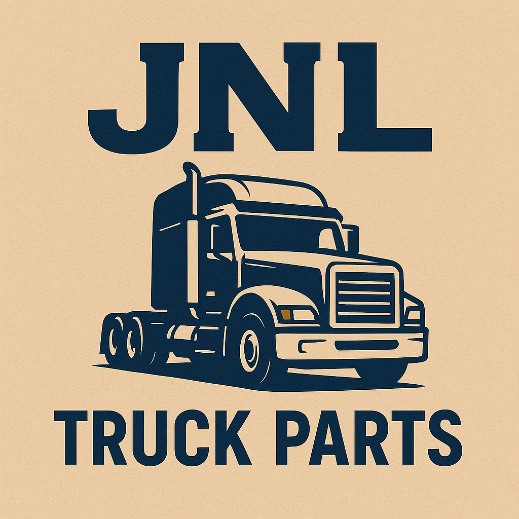 Logo for JNL Truck Parts featuring a silhouette of a semi-truck.