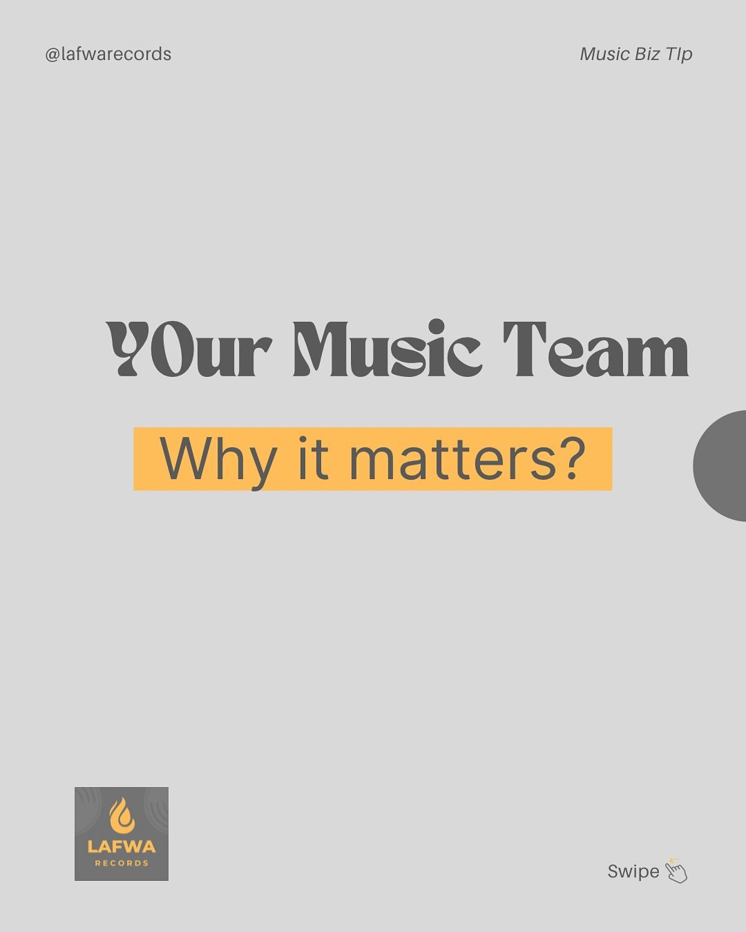 Behind every great artist is a team that believes in them. 🎶

You can&rsquo;t do it all alone &mdash; and you&rsquo;re not meant to. A trusted music team helps you:
✅ Focus on creating instead of juggling everything
✅ Avoid the wrong partnerships th