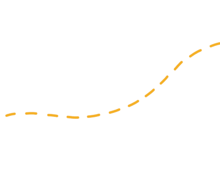 Line graph with a dark background and a dashed gold line showing an upward trend over time.