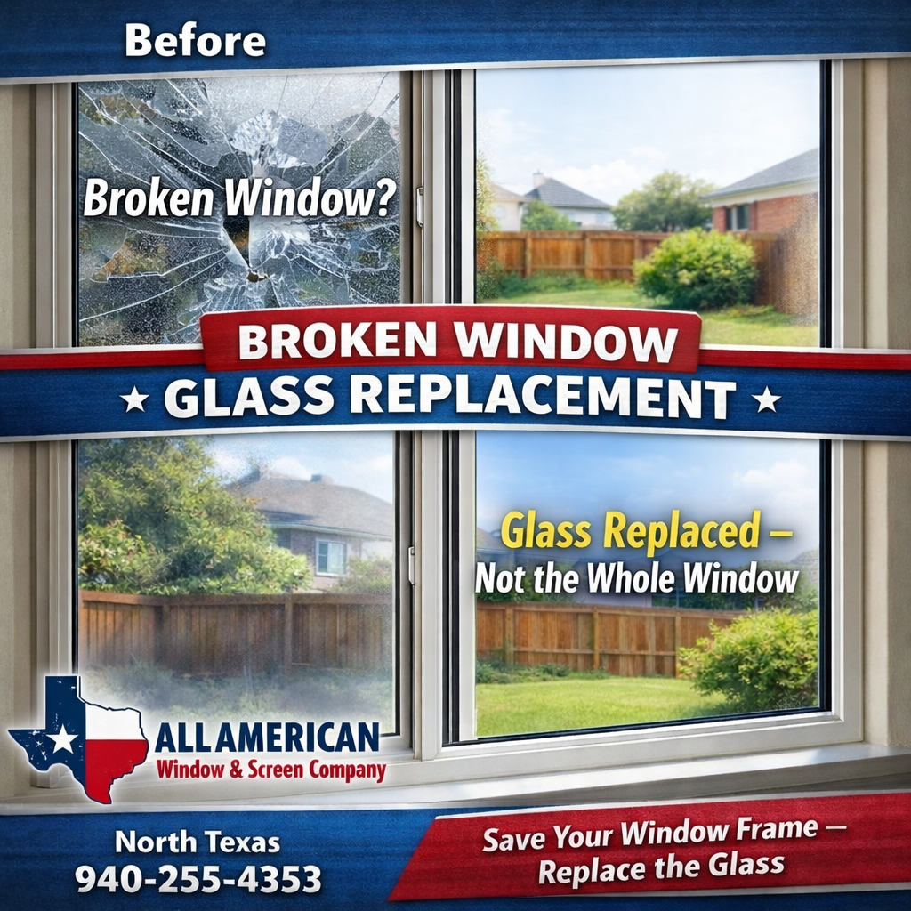 Window Repair and Window Screen Replacement