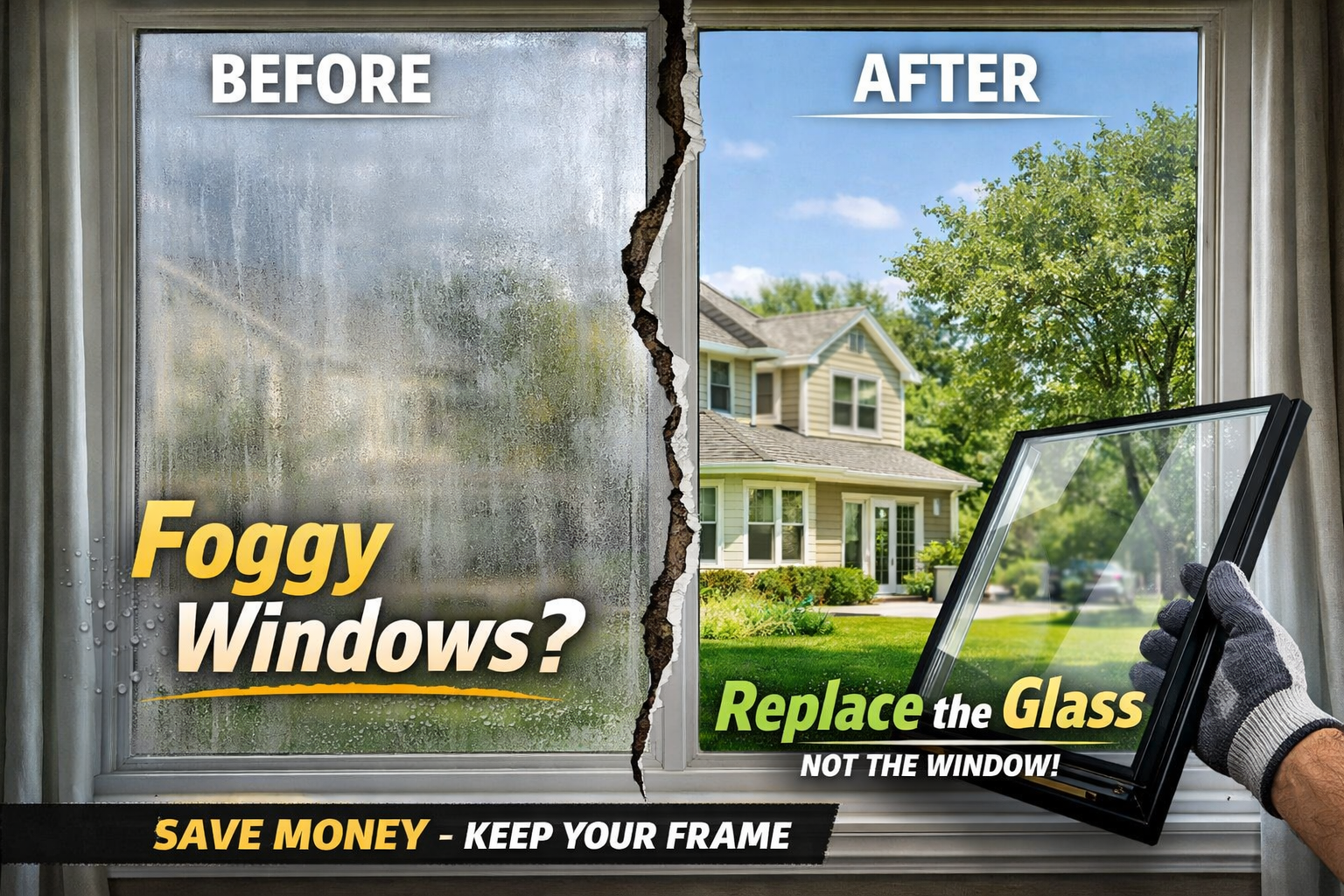 Can Foggy Windows Be Repaired Without Replacing the Entire Window?