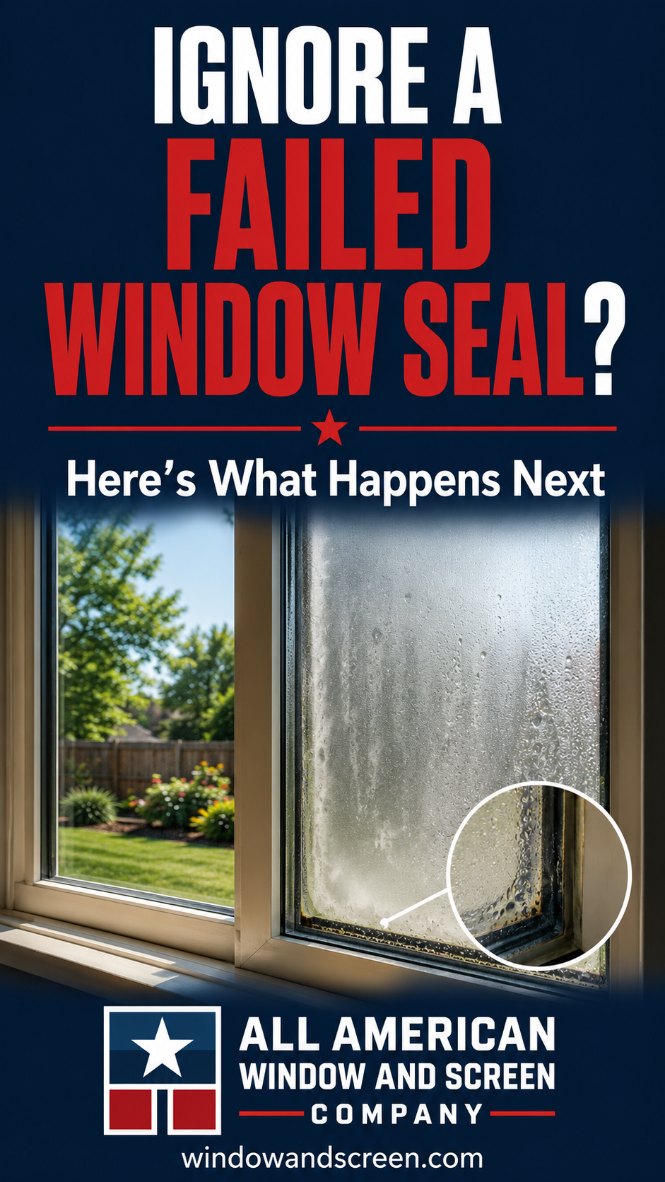 What Happens When You Leave Failed Window Seals Unchecked?