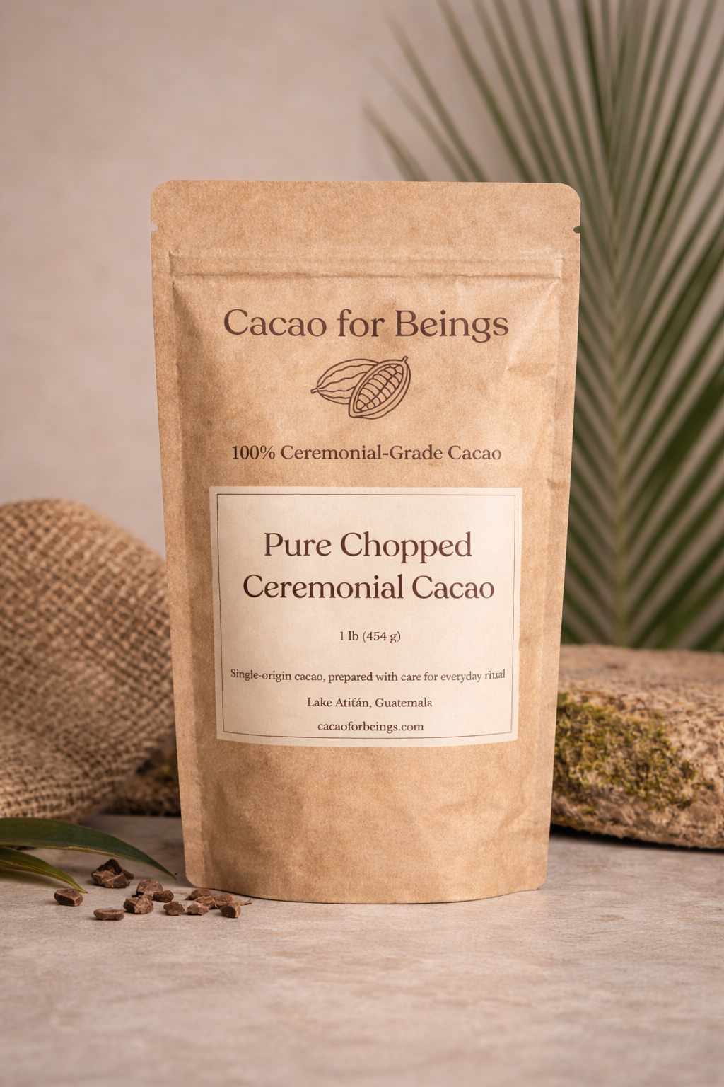 Pure Chopped Ceremonial Cacao