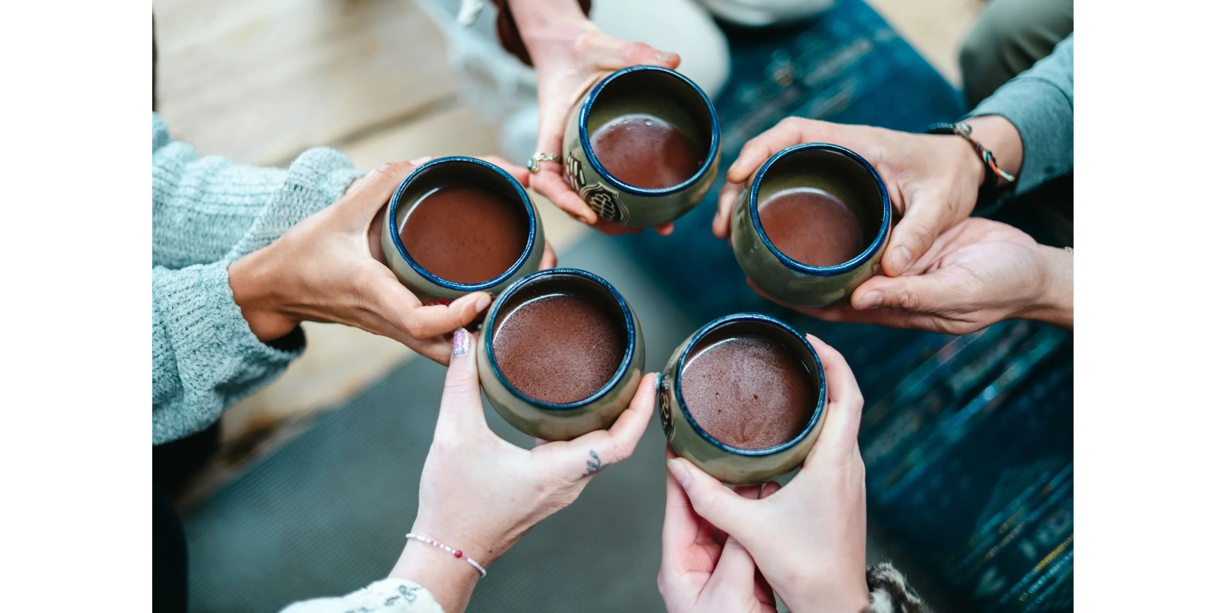 ceremonial cacao in a cacao ceremony