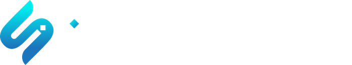 Inverted iScout logo with a blue turquoise gradient and white text