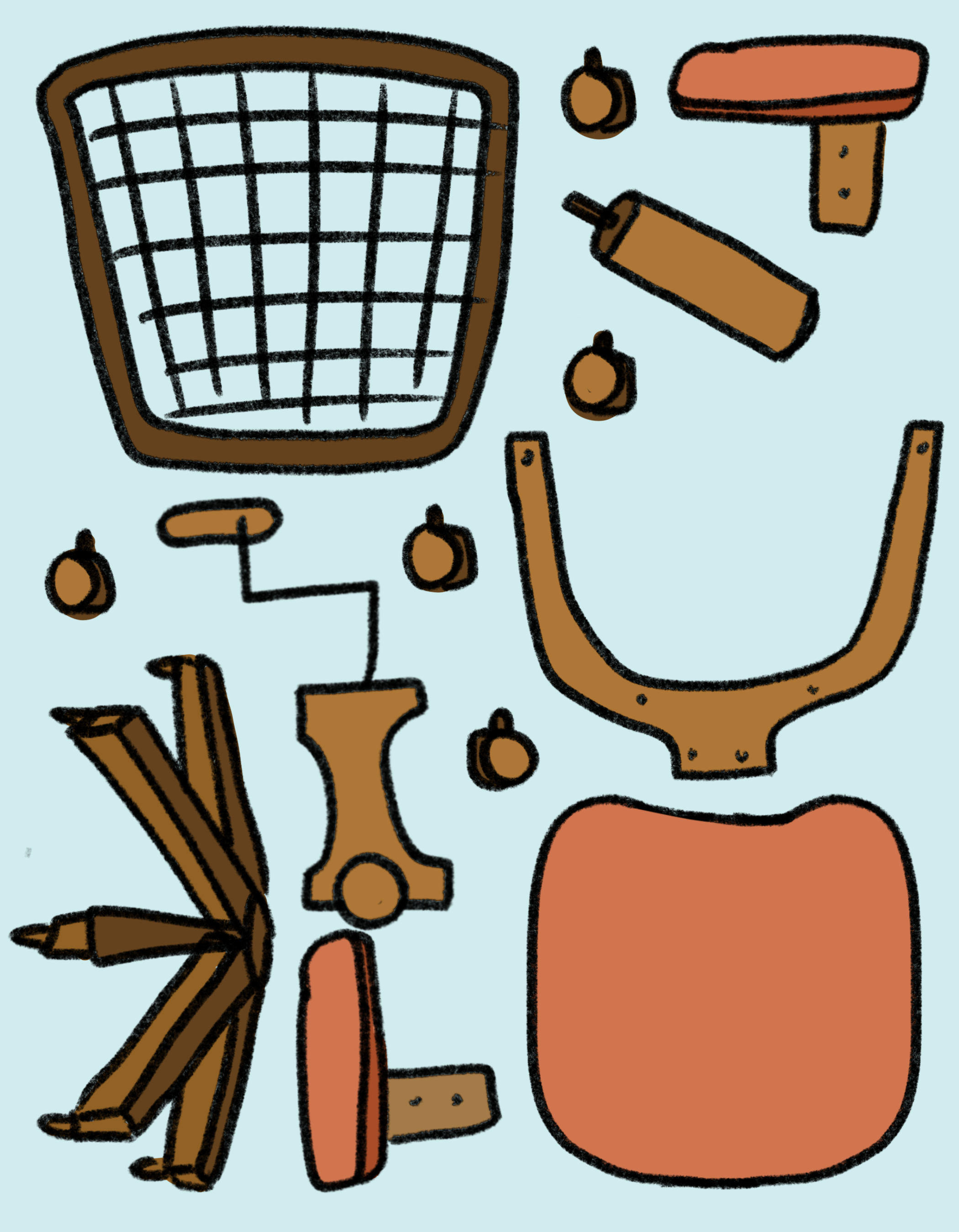 Chairs Page 8. Bella Fontanes. 2024.