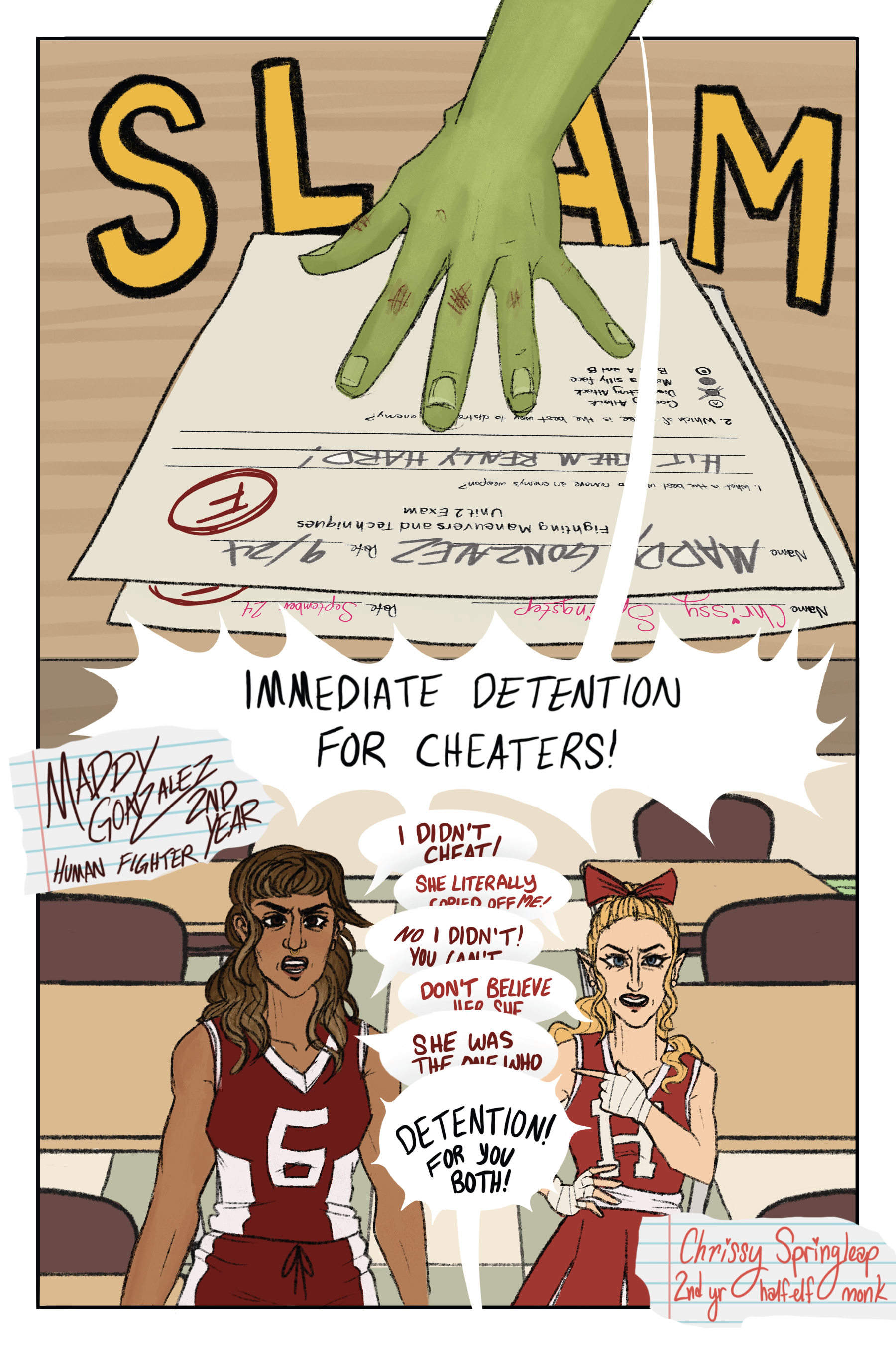 Hypatia School Page 3. Bella Fontanes. 2025.