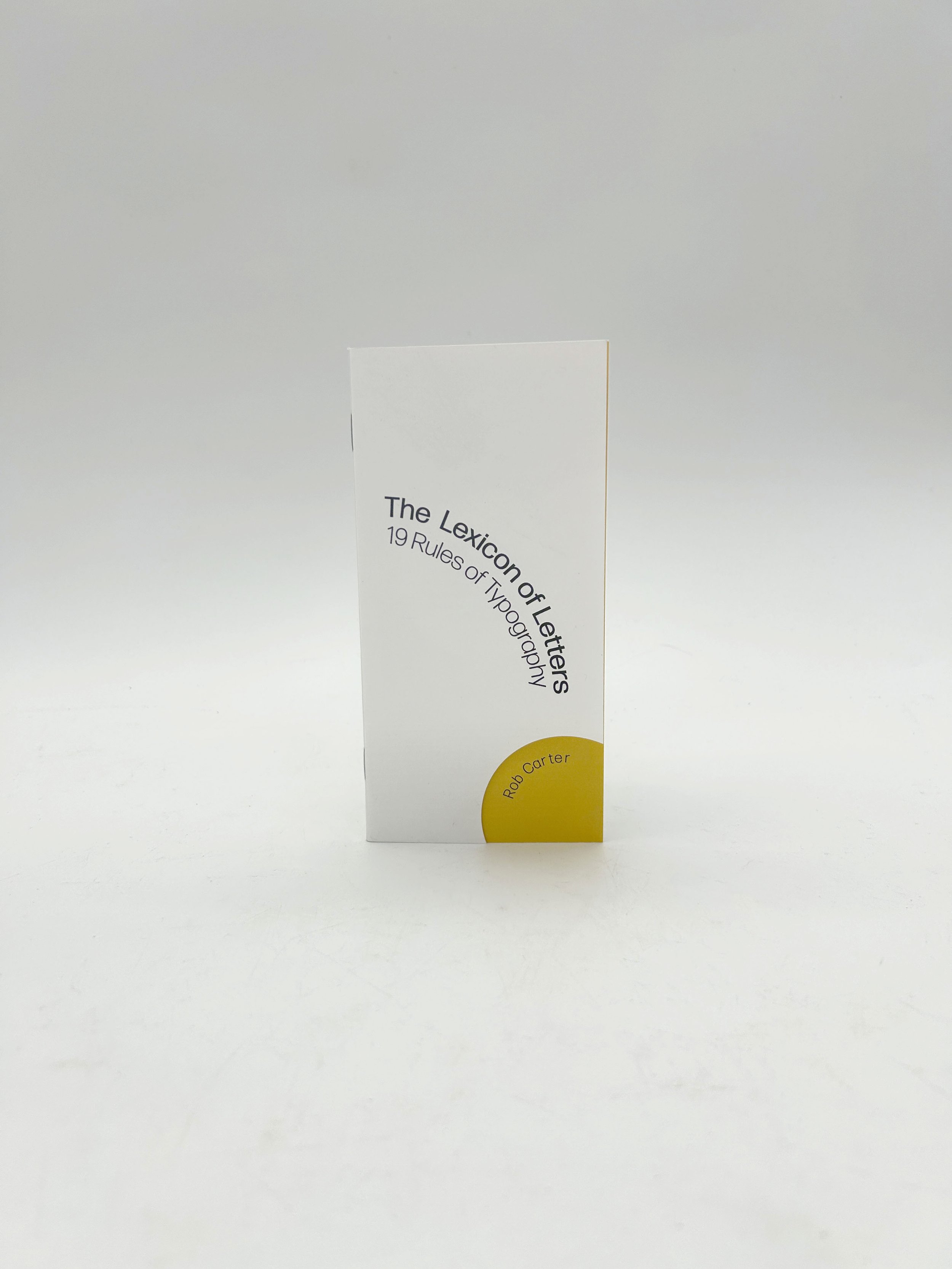 Lexicon of Letters Book Design