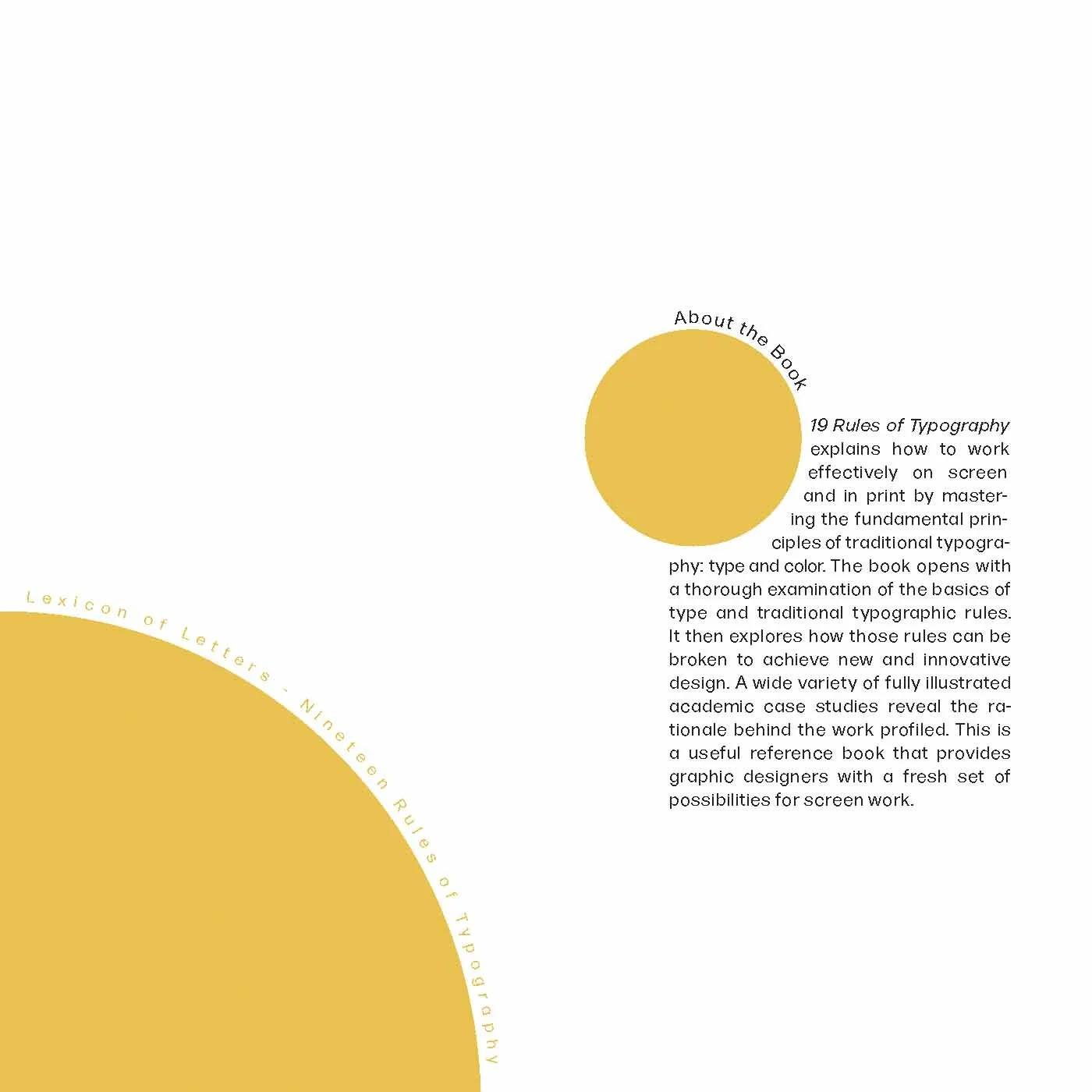 Lexicon of Letters About the Book