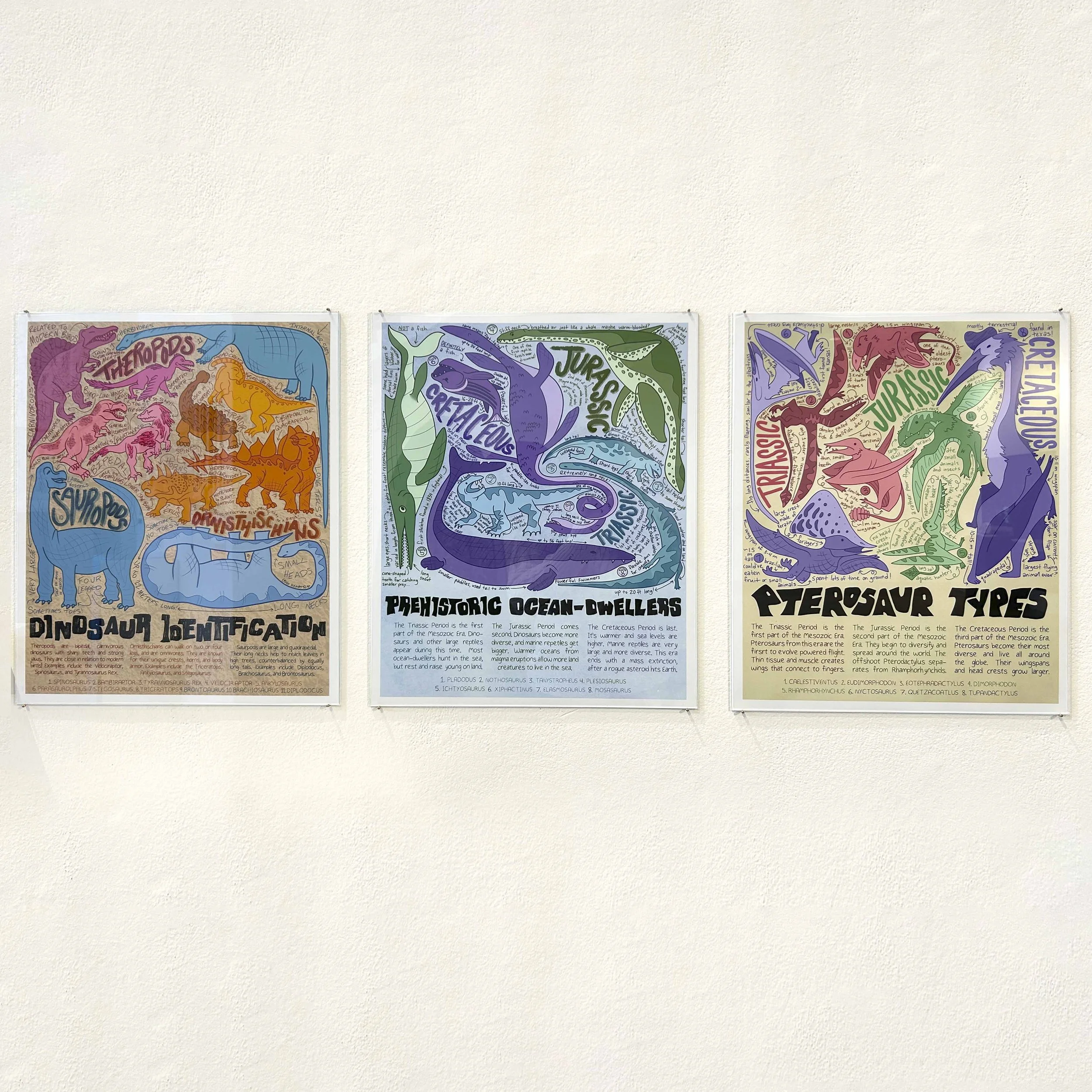 Bundle: Dinosaur Poster Trio