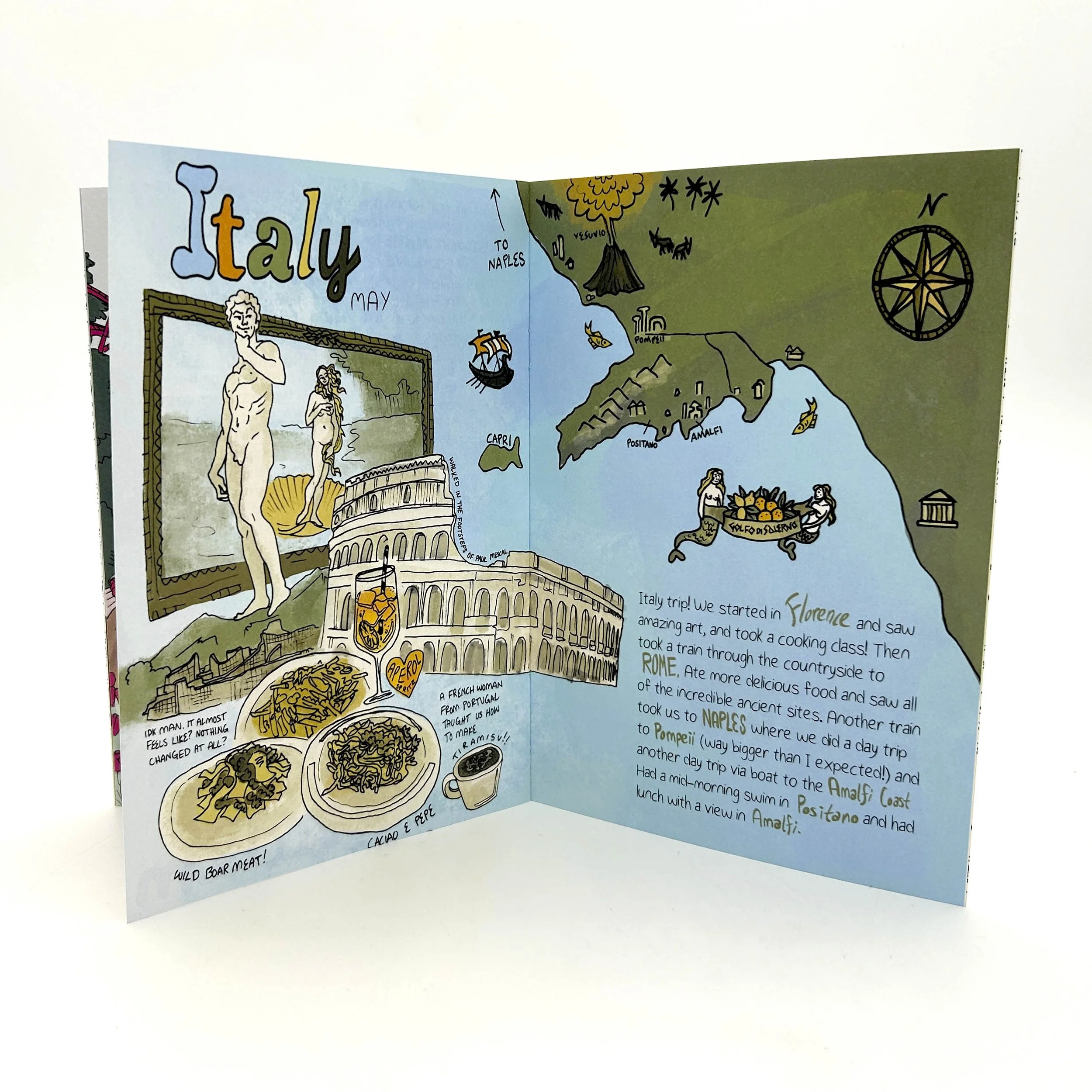 Everywhere I Went in 2024 Pages 7-8. Bella Fontanes. 2024.