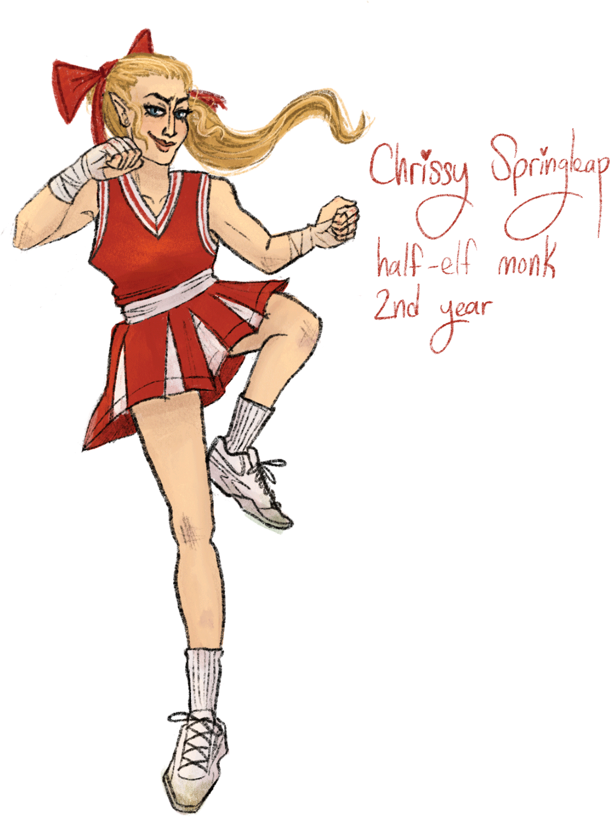 Chrissy Springleap Character Design