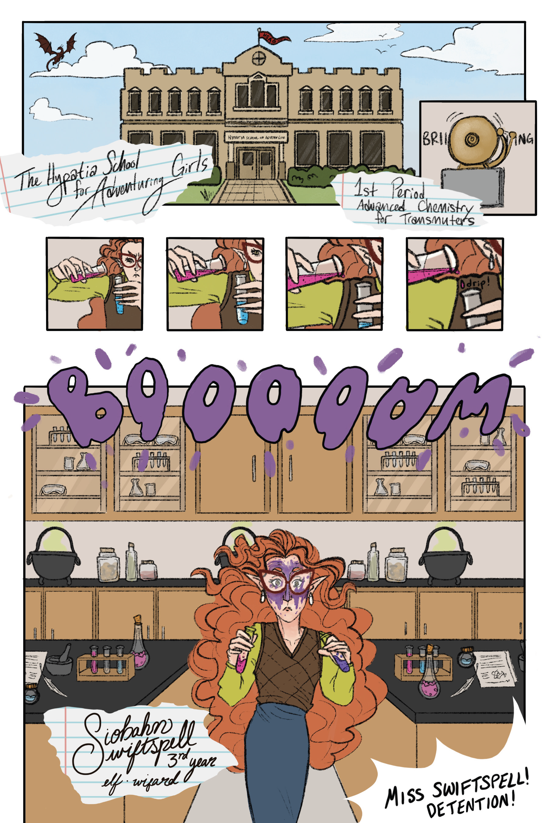 Hypatia School Page 1. Bella Fontanes. 2025.