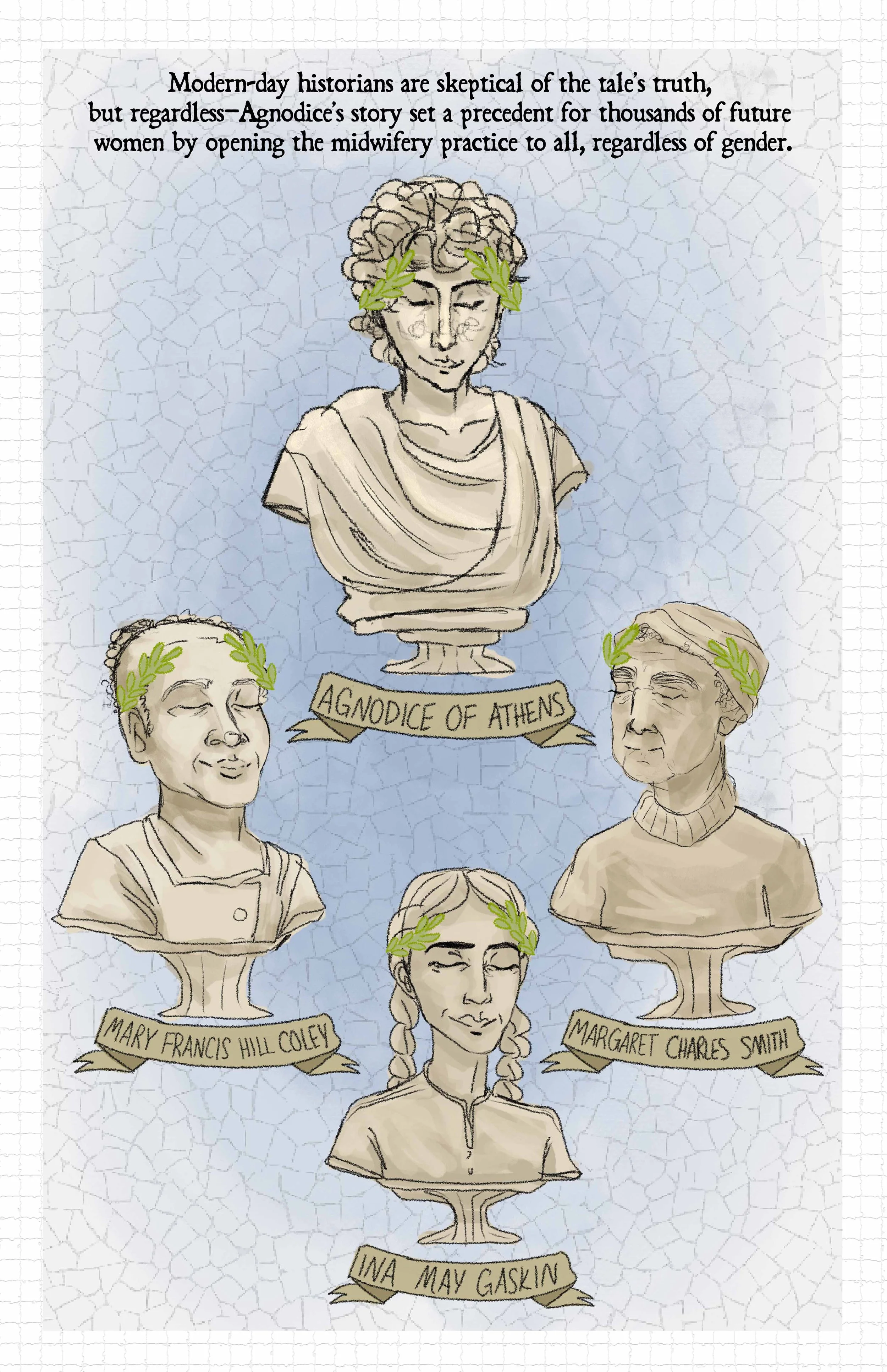 Agnodice of Athens Page 4. Bella Fontanes. 2023.