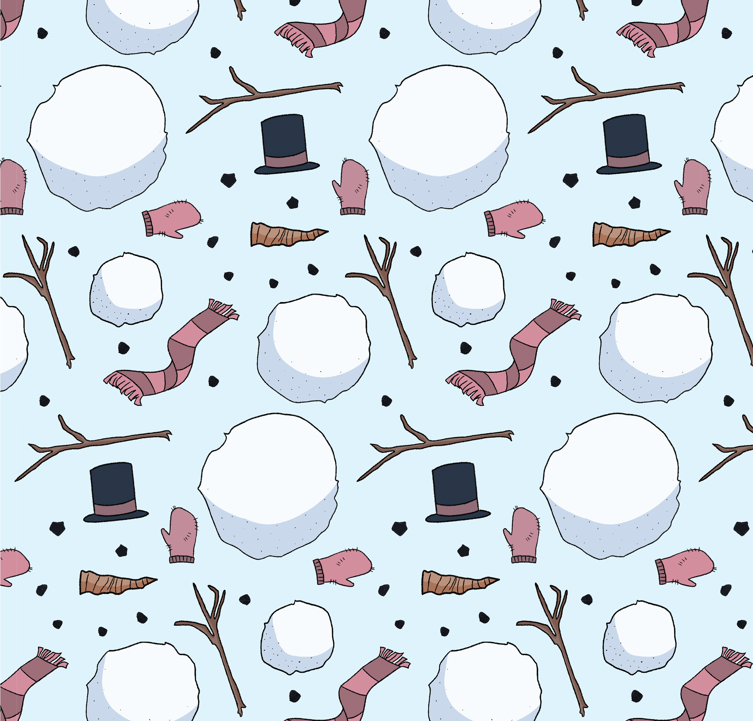 Snowman Pattern
