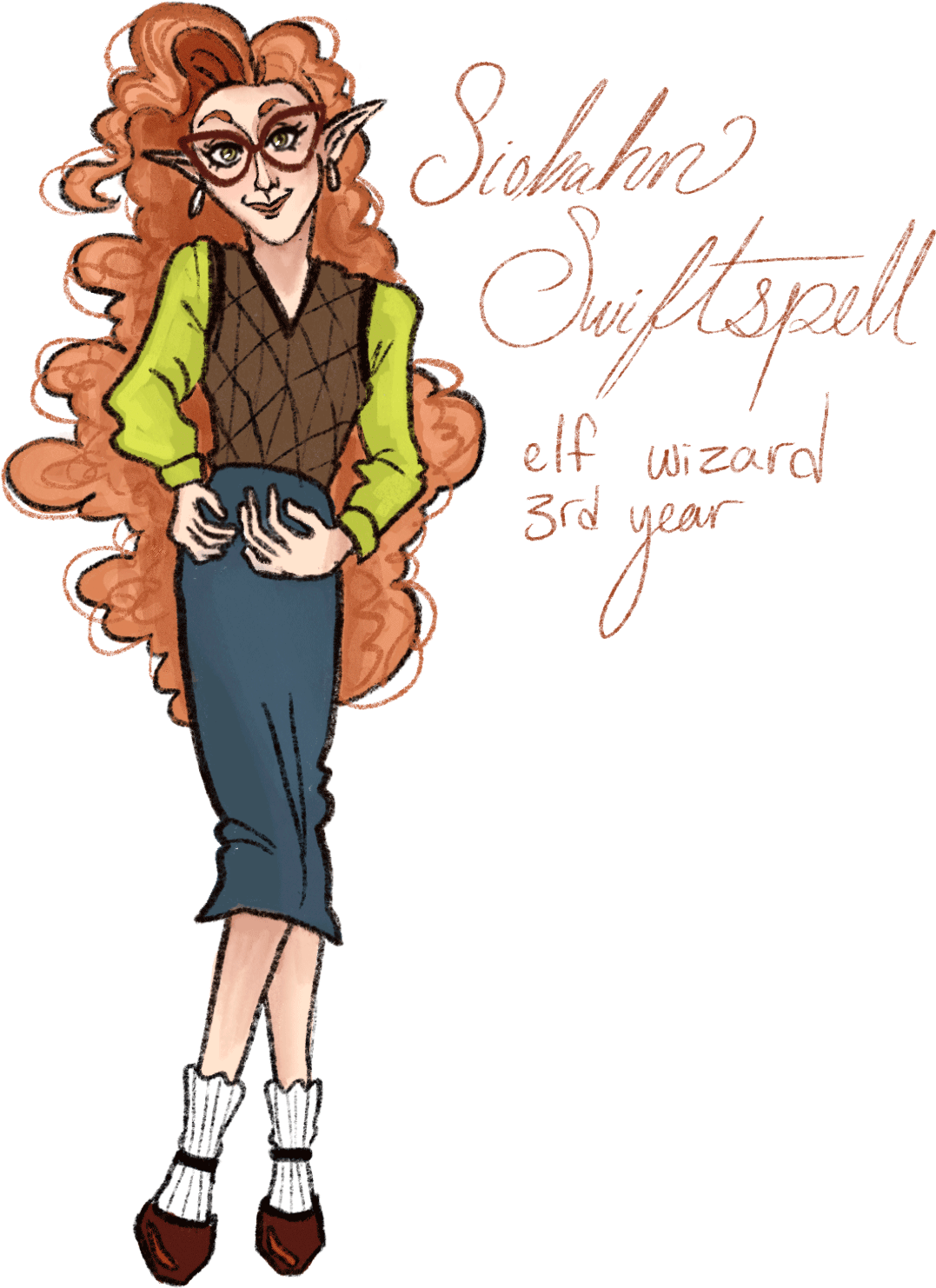 Siobahn Swiftspell Character Design