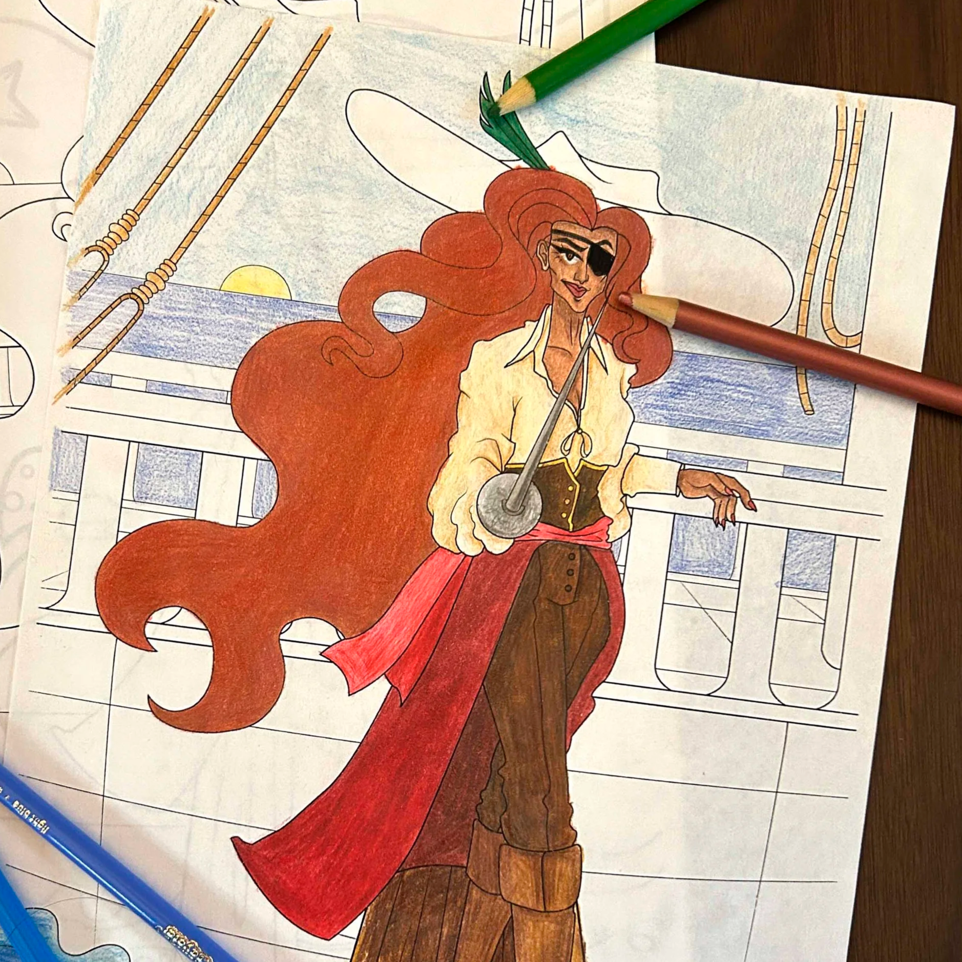 Swashbuckler Coloring Page