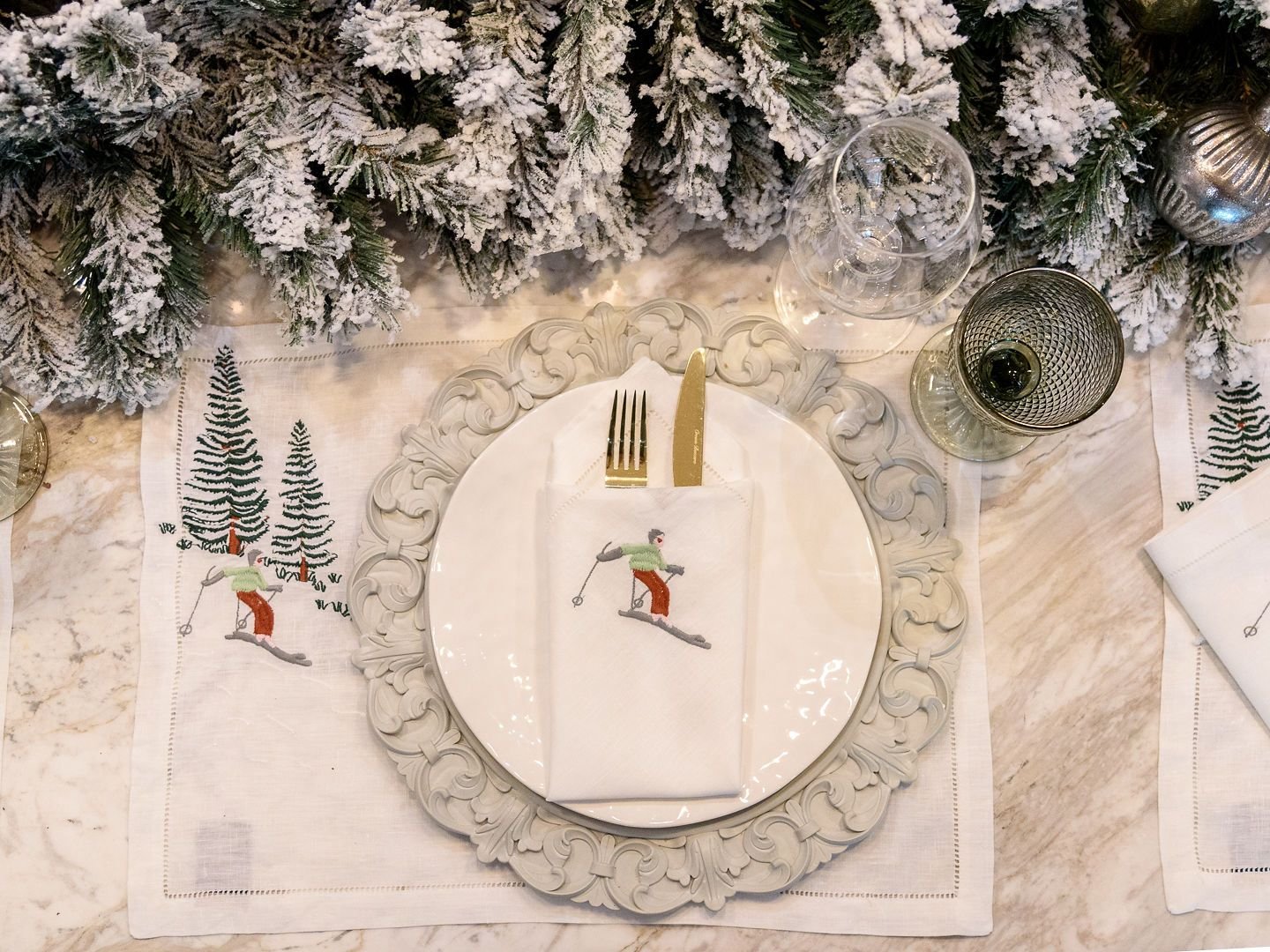 SKI LINO | Set mat + servilletas