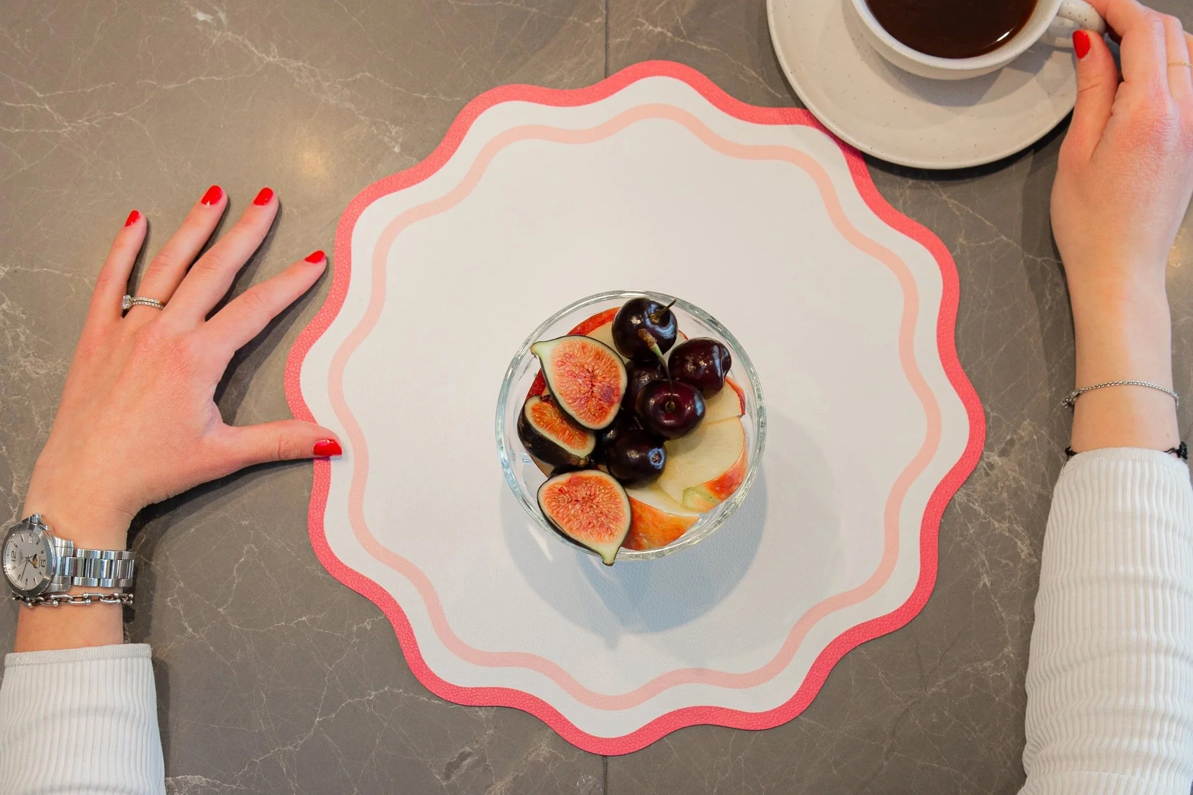 AURA ROJA </br>Set de individuales