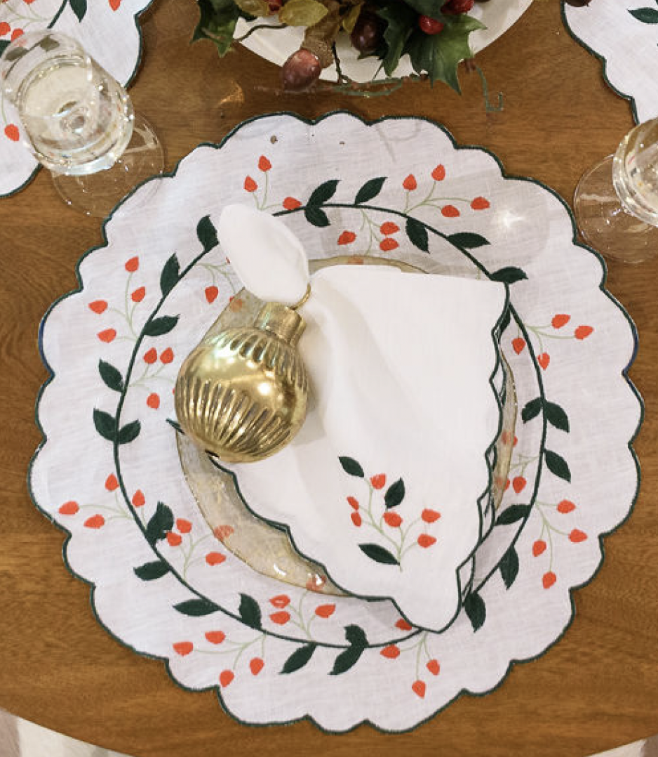 HOLLY LINO | Set servilletas