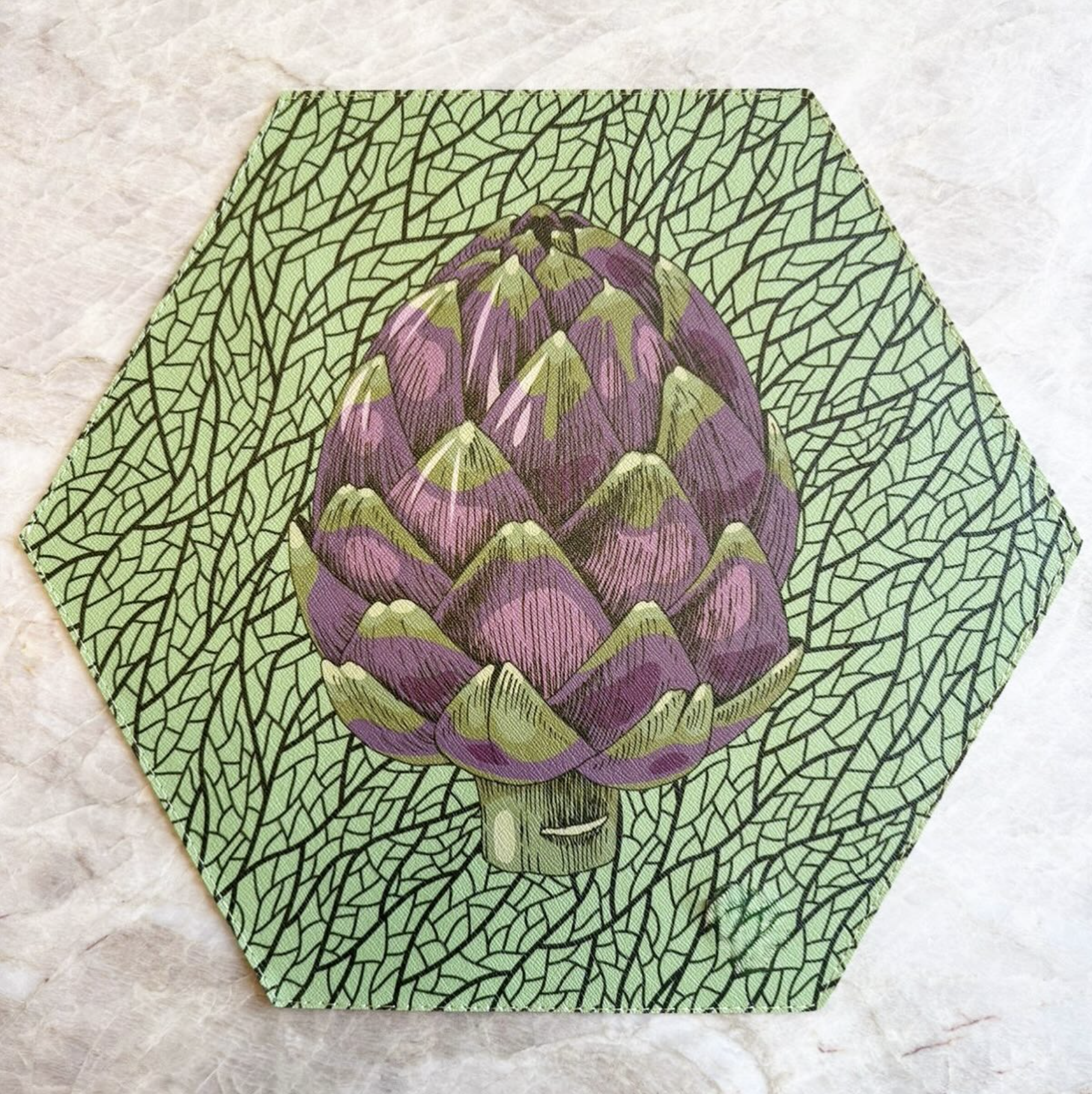 ALCACHOFAS HEX | Set individuales