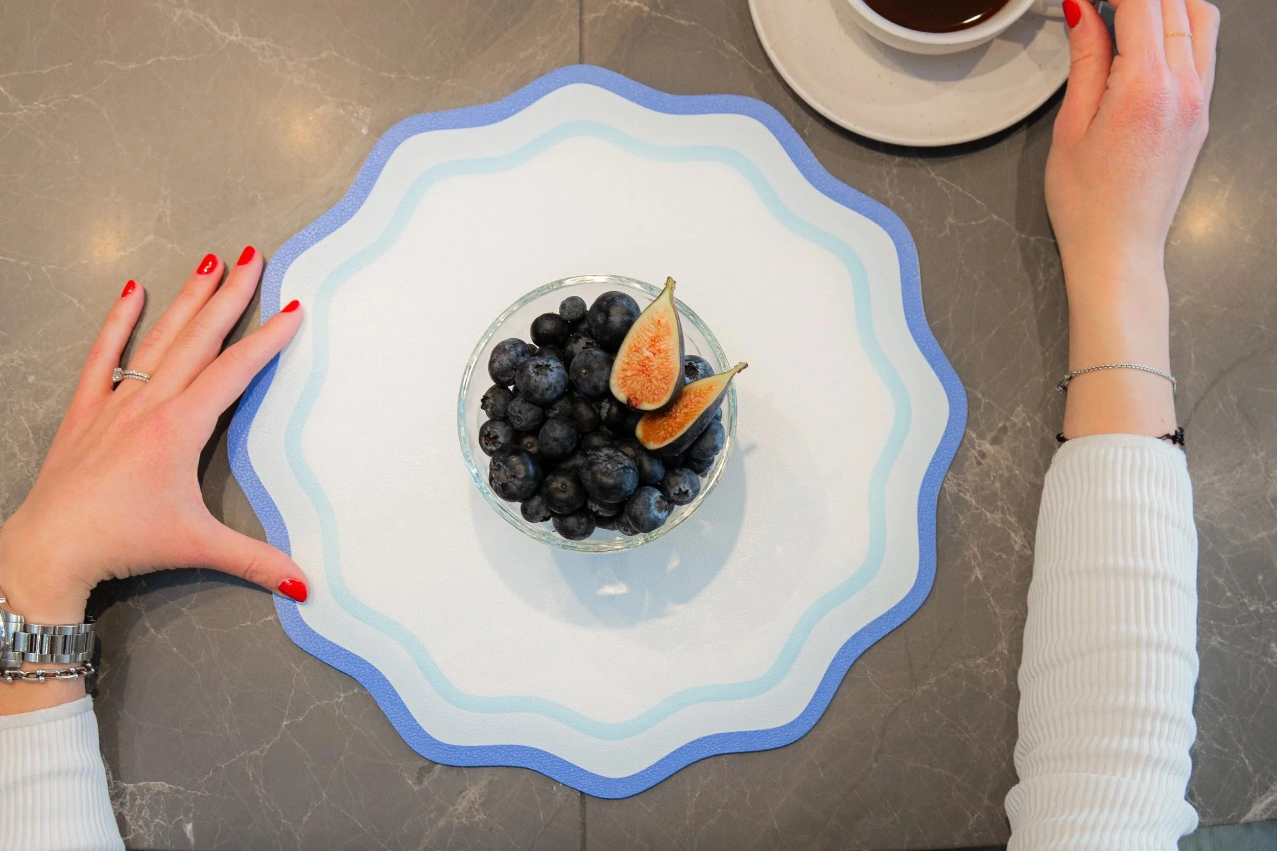 AURA AZUL </br>Set de individuales