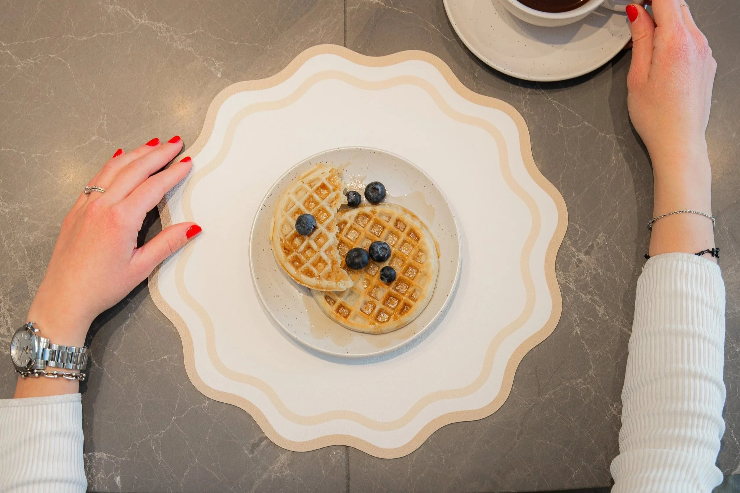 AURA BEIGE </br>Set de individuales