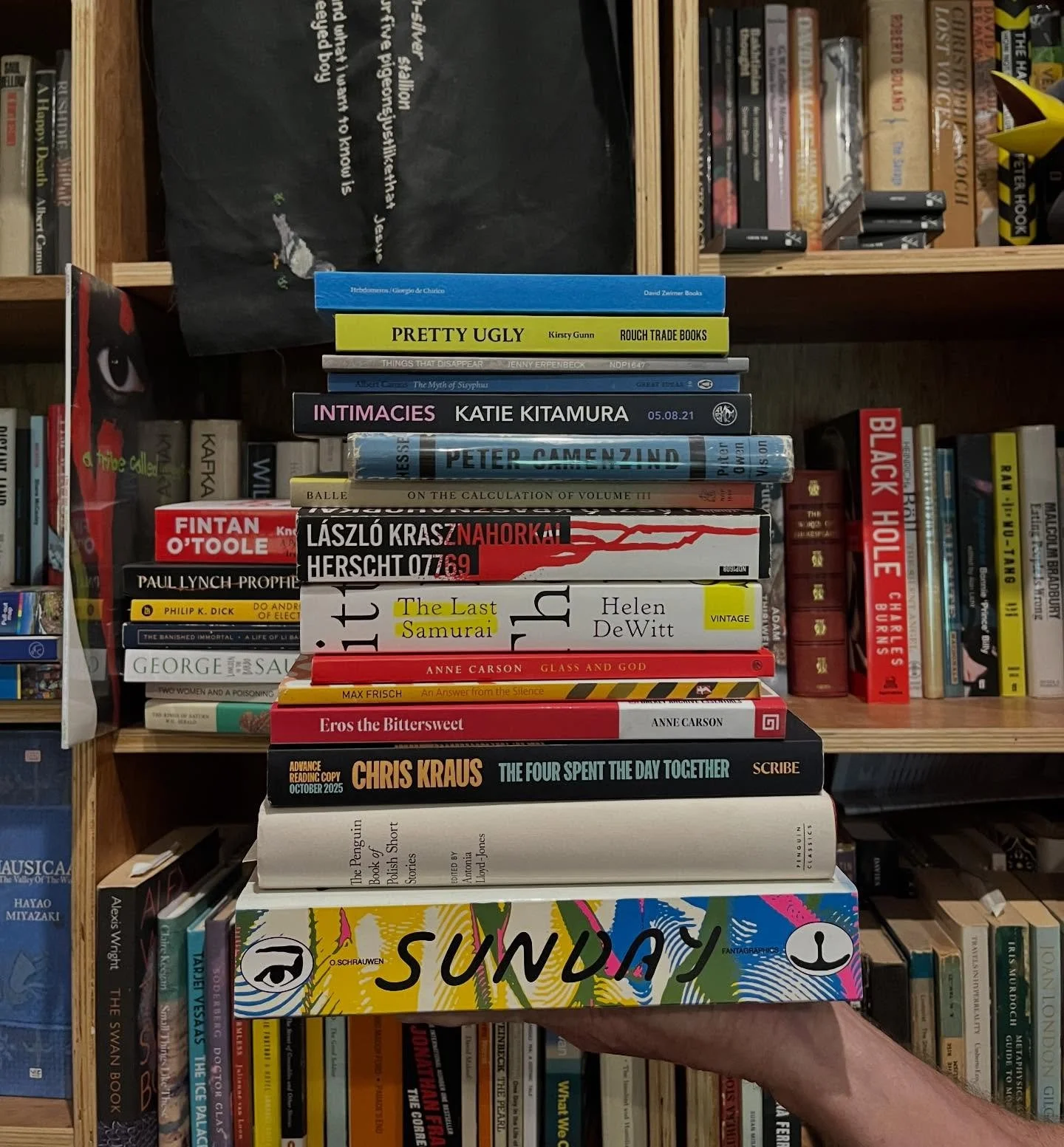 Alan&rsquo;s top reads for 2025 have arrived

He had a surprisingly successful reading year despite working round the clock to get Pigface open. 

👓 Sunday - Olivier Schrauwen, @fantagraphics 

👓 The Penguin Book of Polish Short Stories - edited by